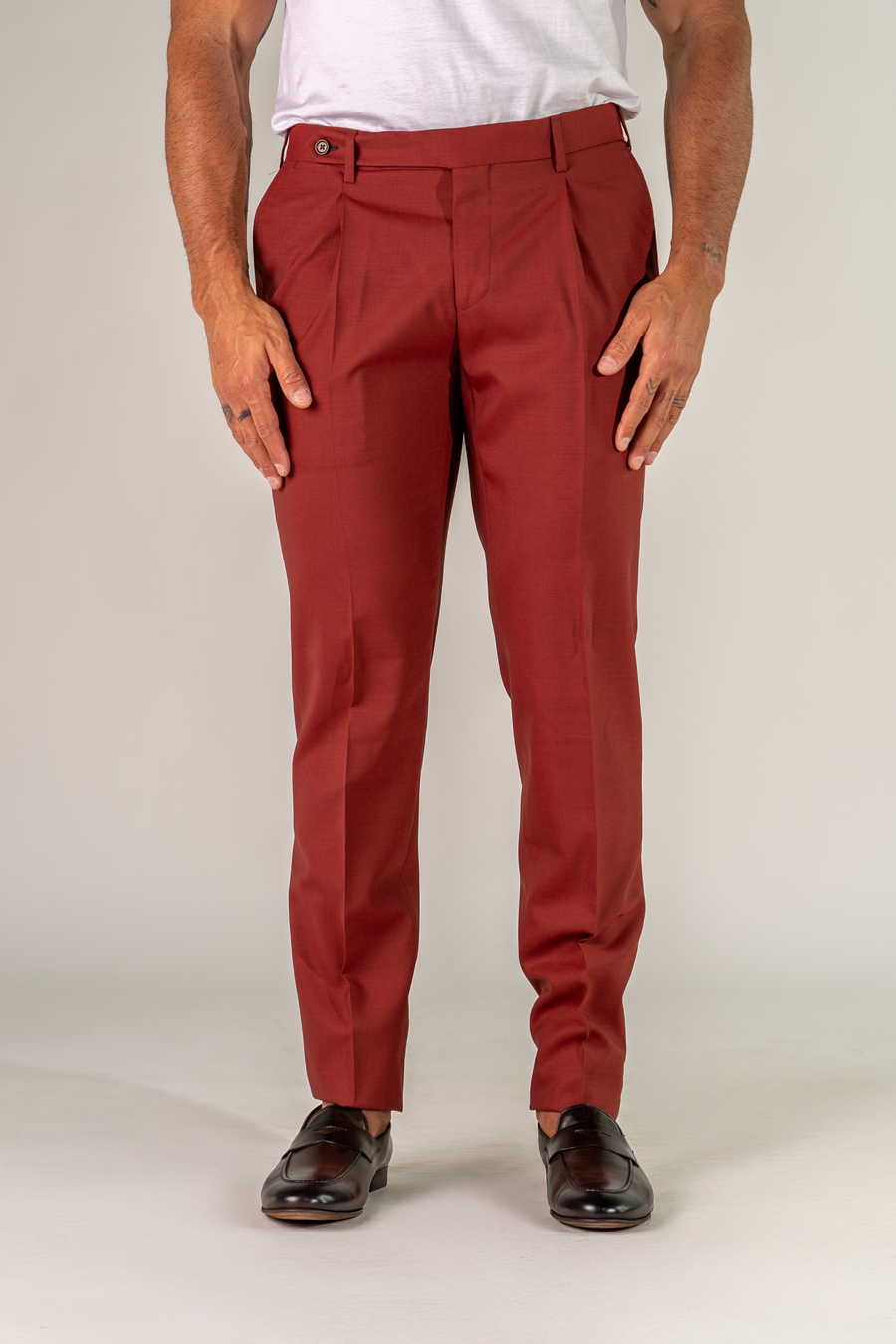 Pantalone bordeaux Ginestra