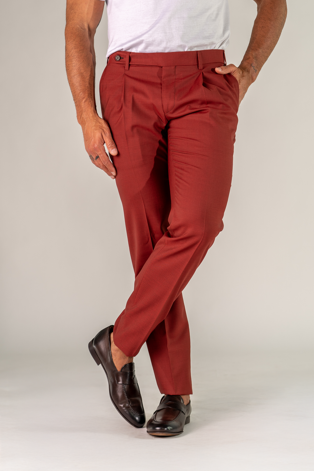 Pantalone bordeaux Ginestra