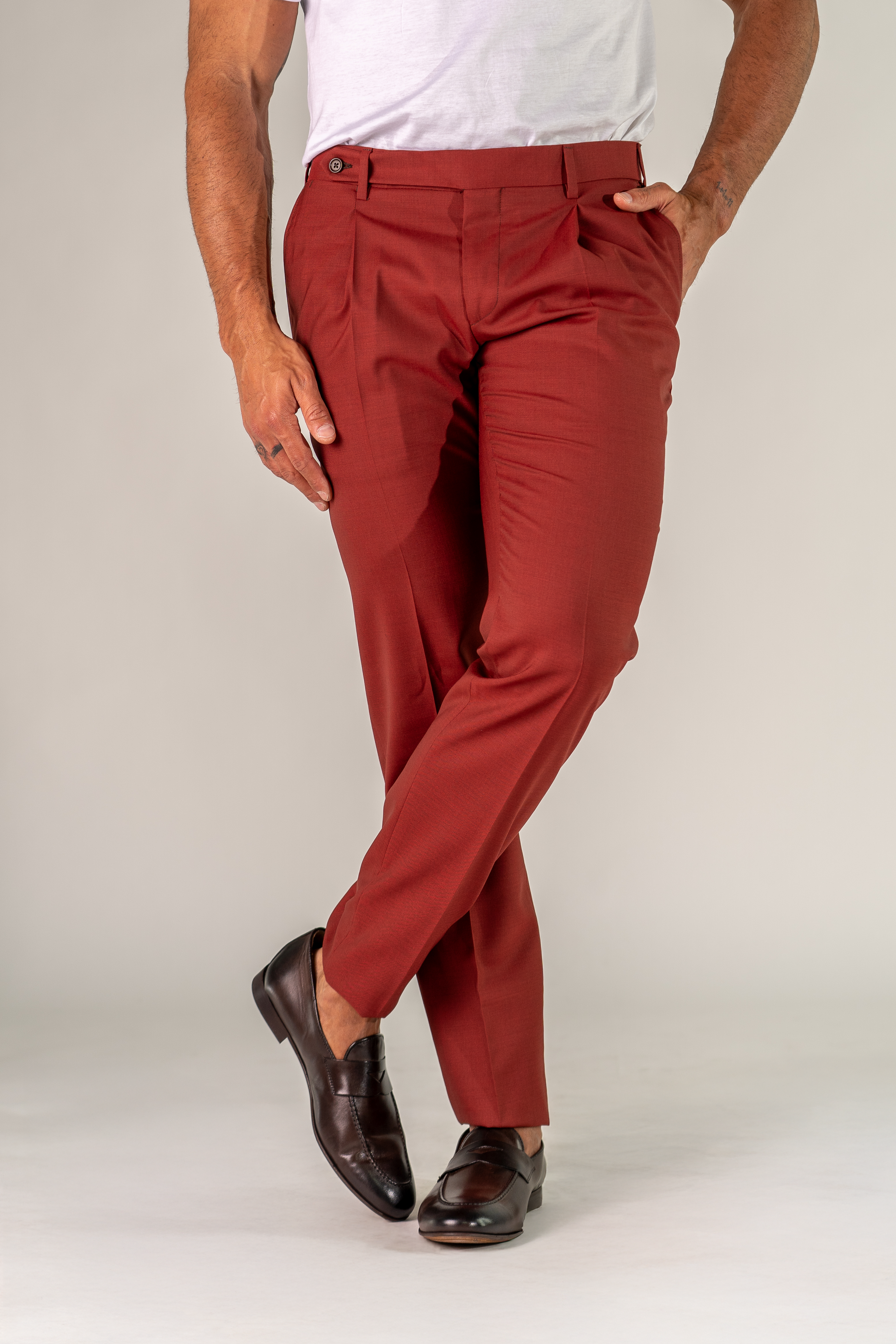 Pantalone bordeaux Ginestra