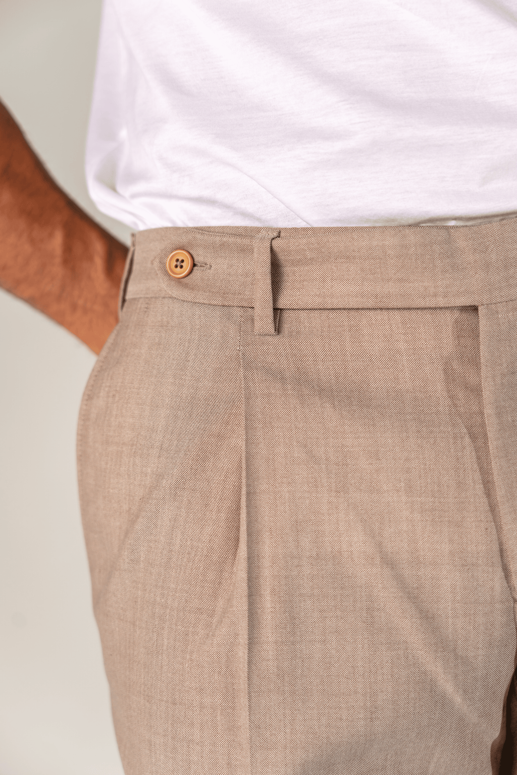 Pantalone beige Ginestra