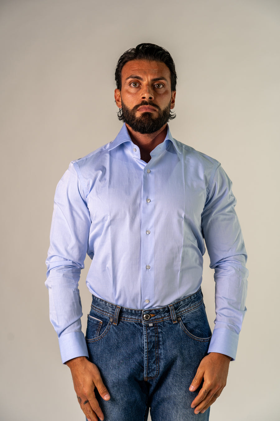 Camicia azzurra Essence