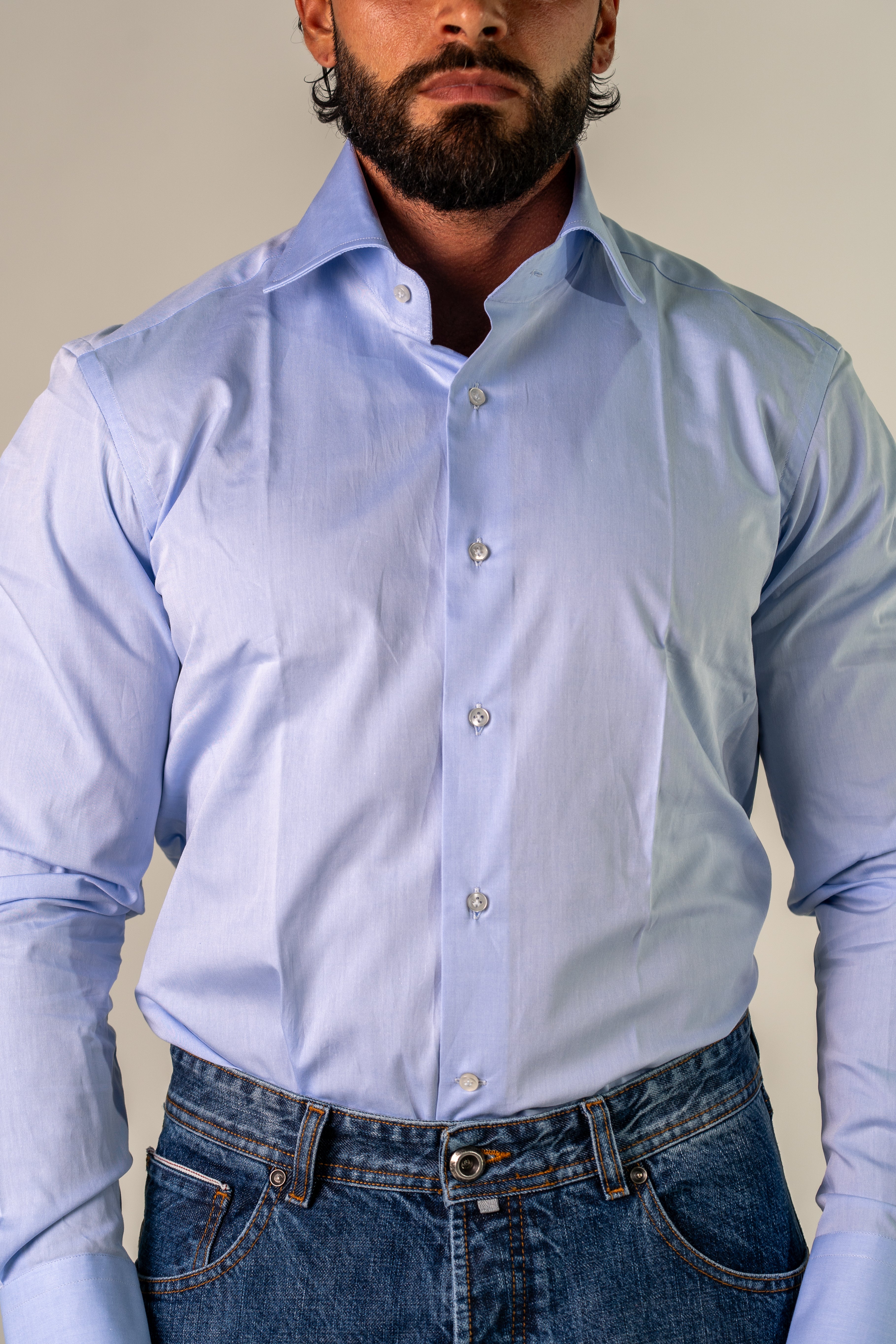 Camicia azzurra Essence