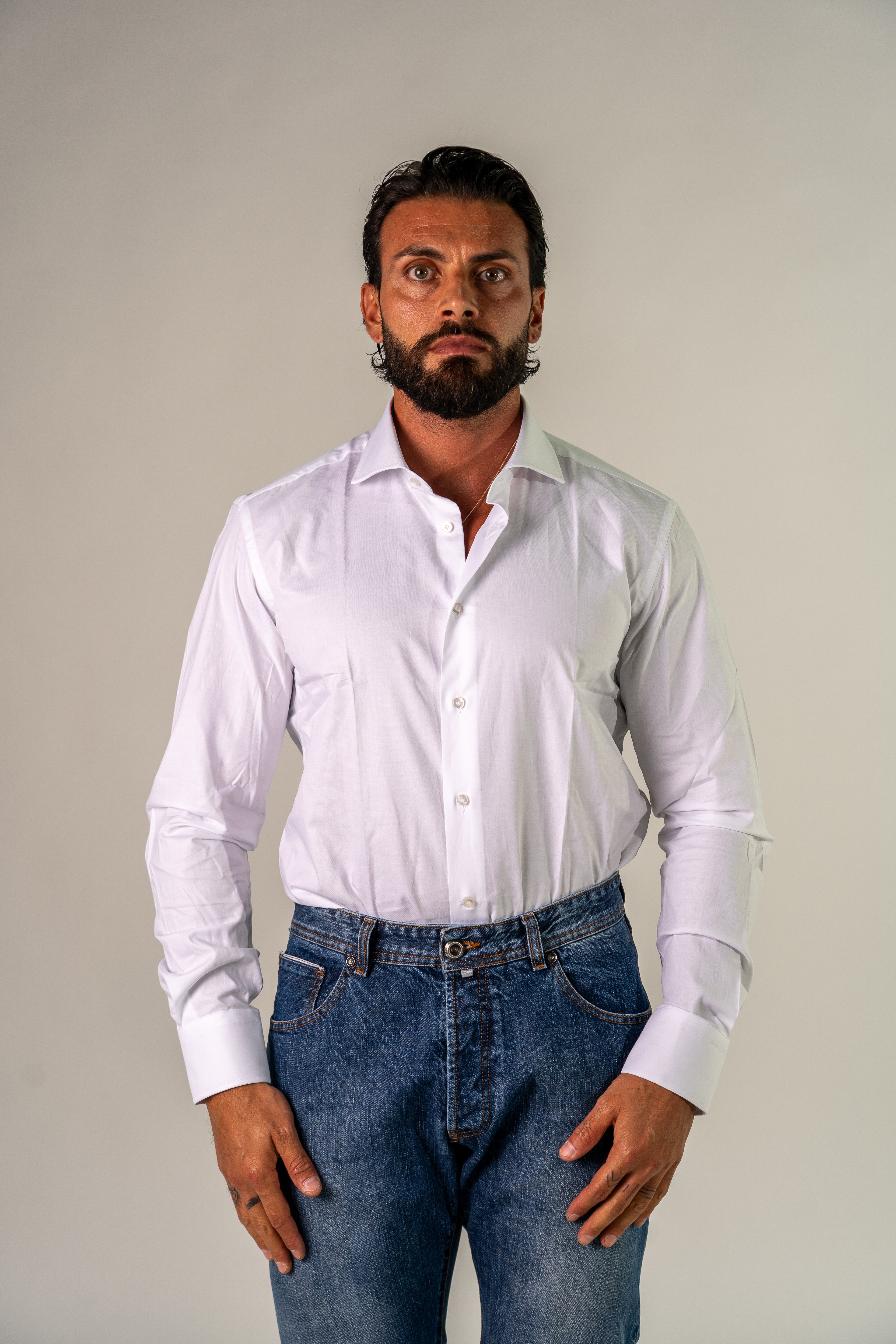 Camicia bianca Bassotto