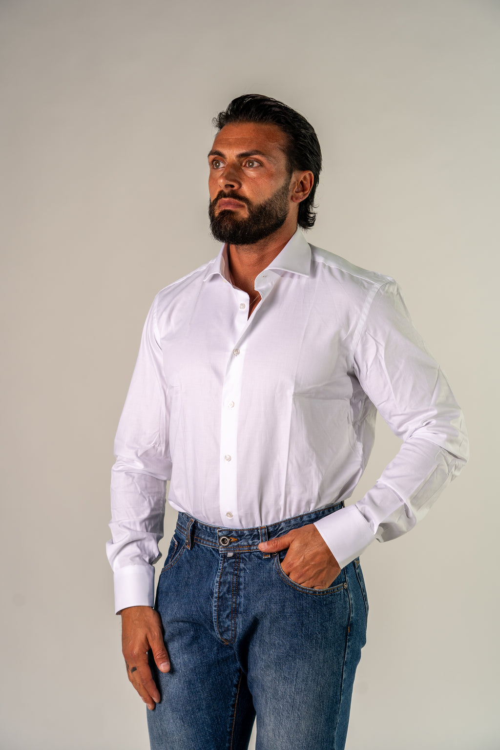 Camicia bianca Bassotto