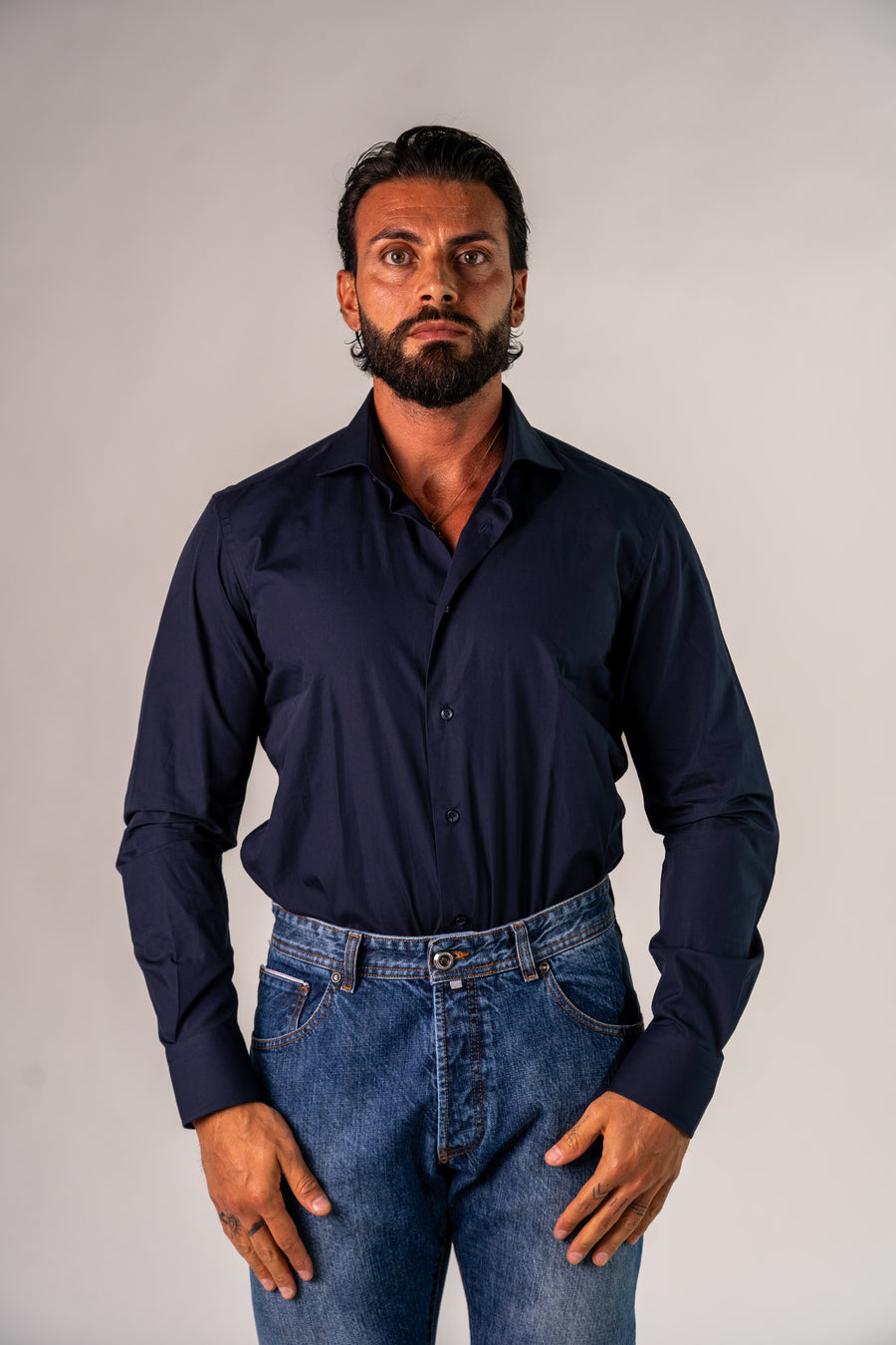 Camicia blu Cult