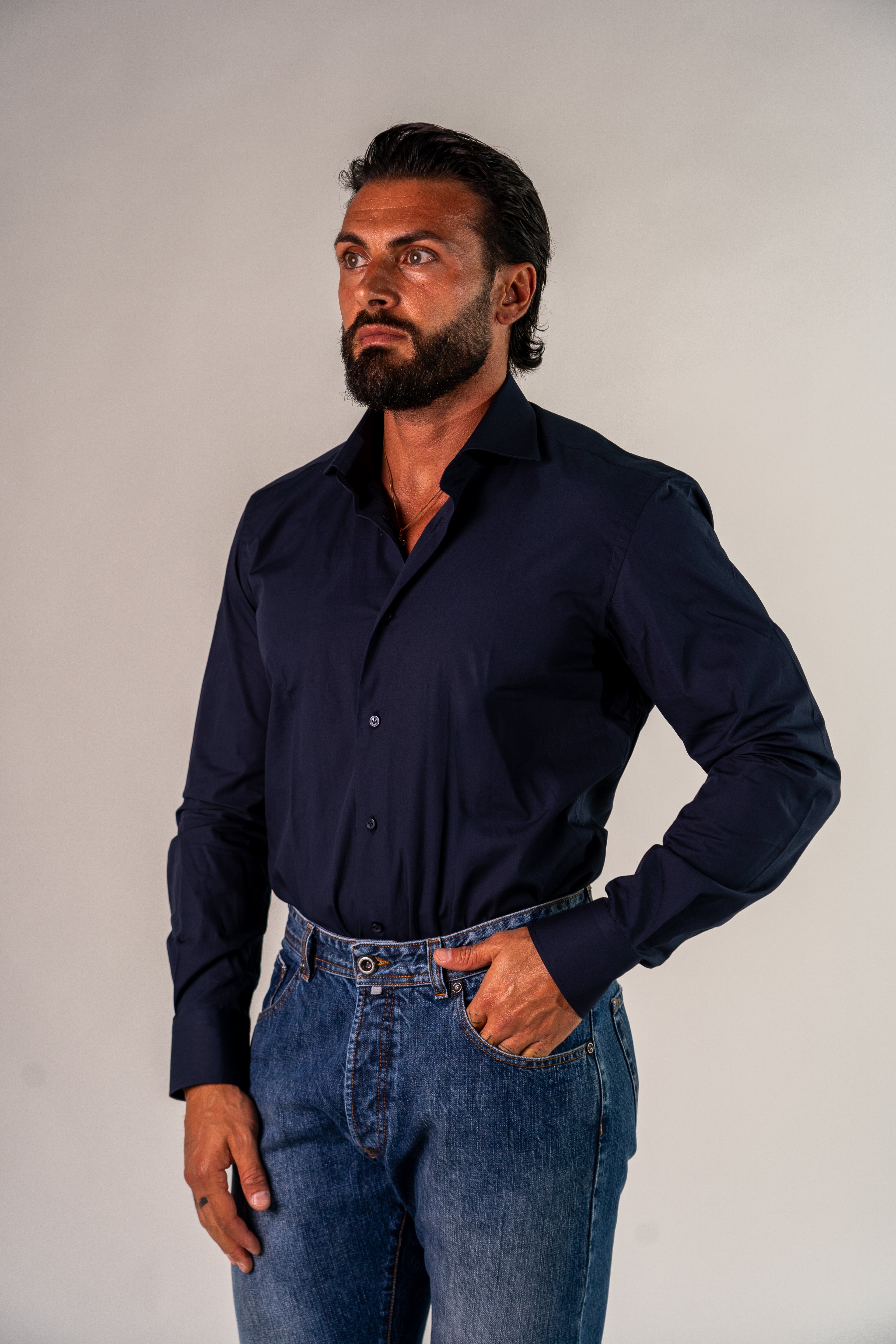 Camicia blu Cult