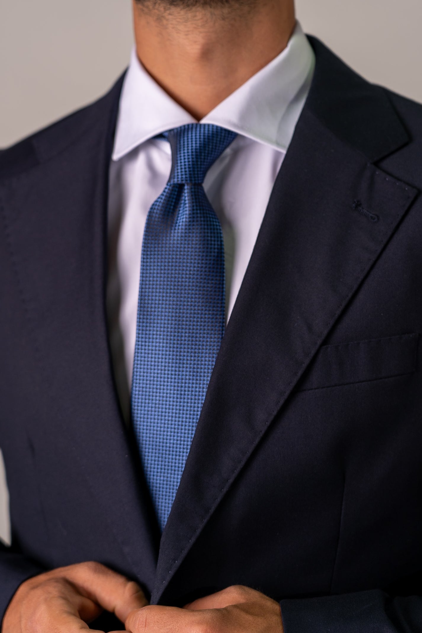 Abito monopetto blu scuro Amir