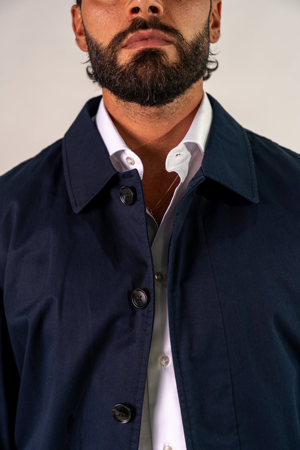 Trench blu Trey