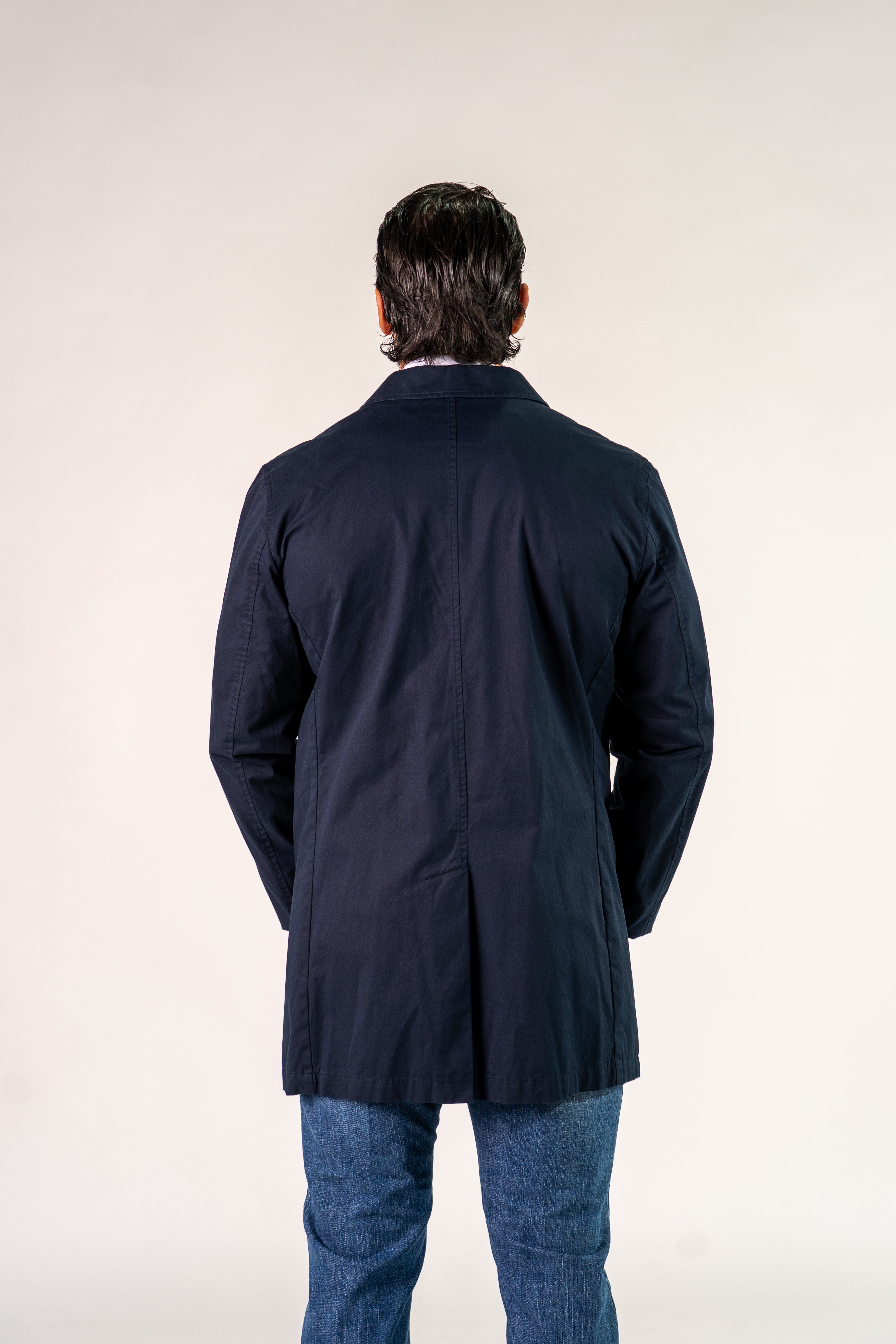 Trench blu Trey