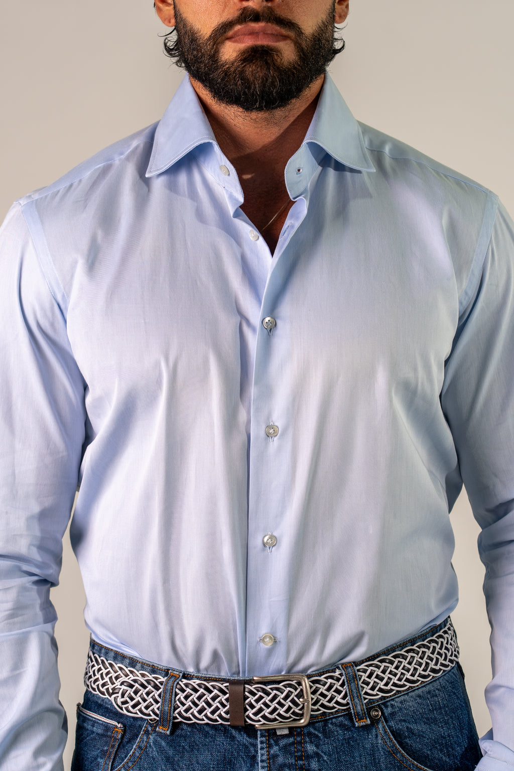Camicia azzurra Horizon