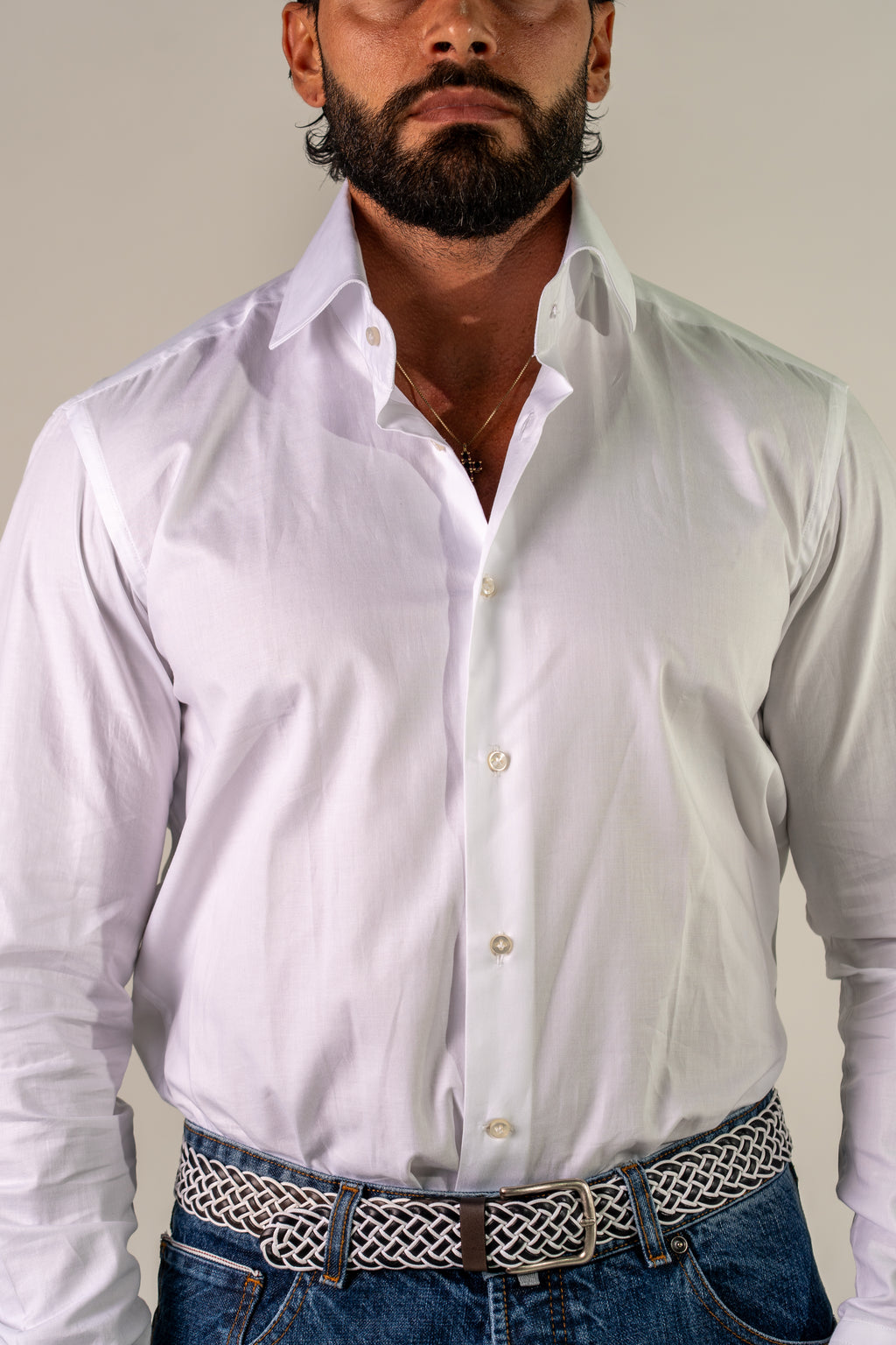 Camicia bianca Ares
