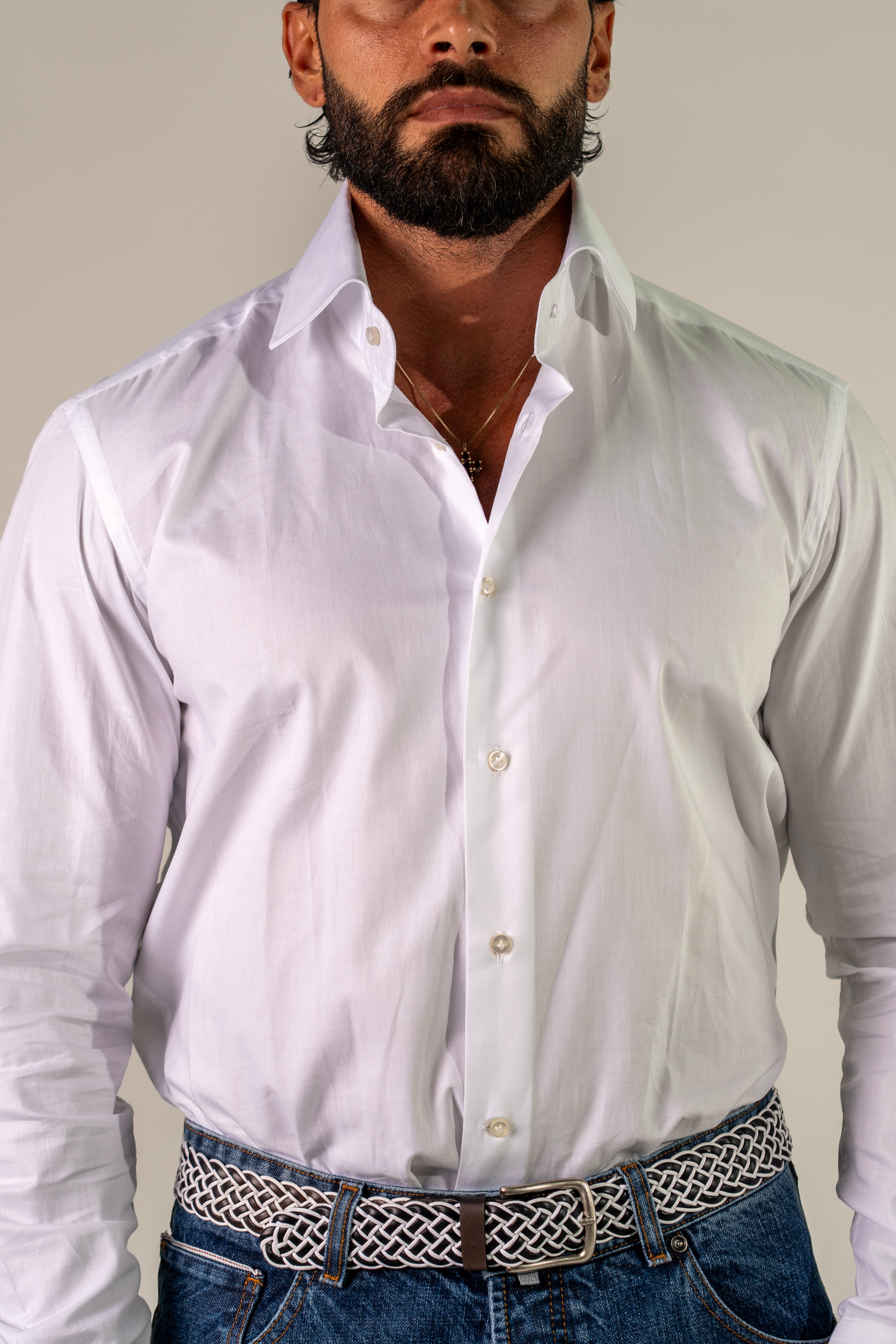 Camicia bianca Ares