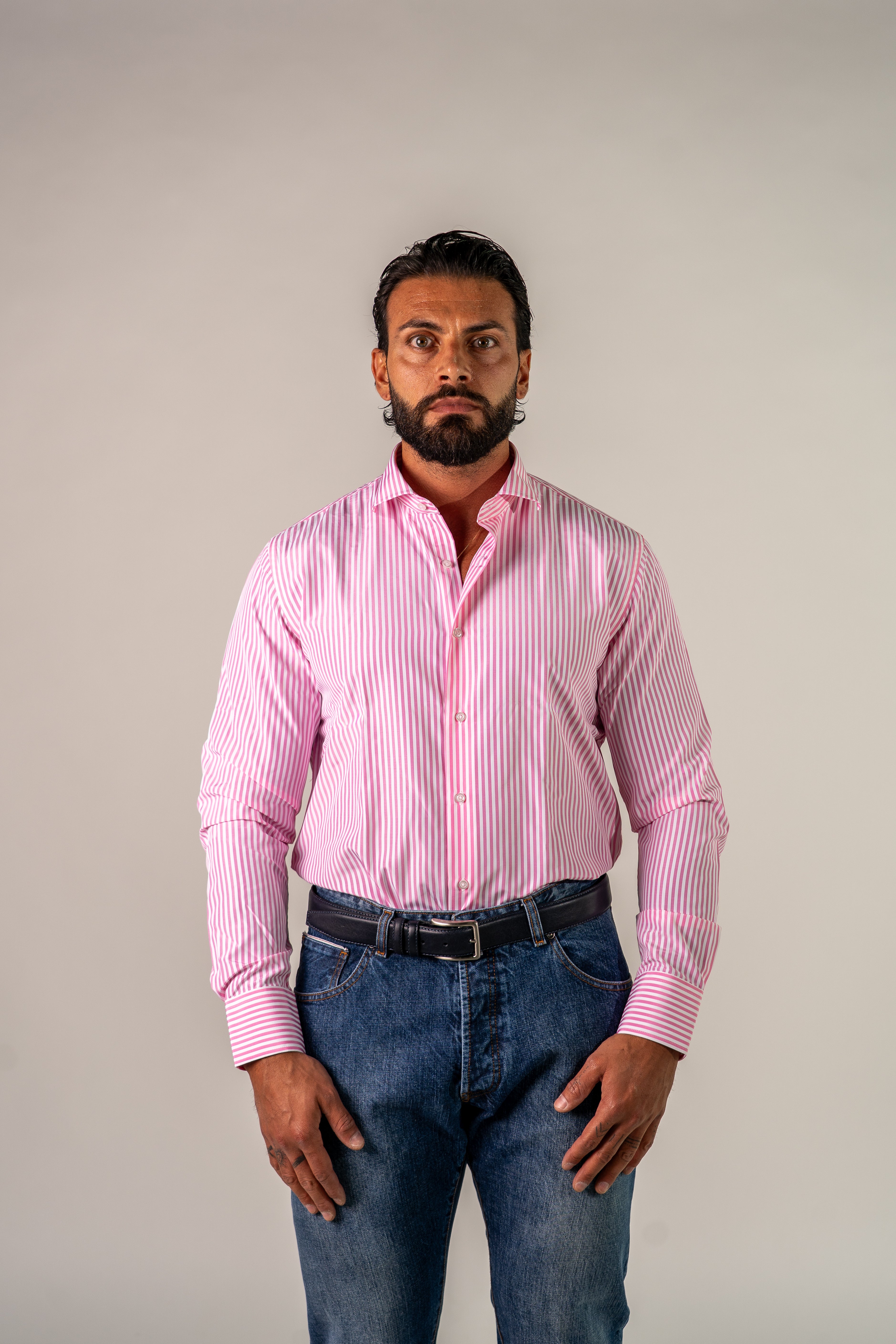 Camicia rosa Rigas