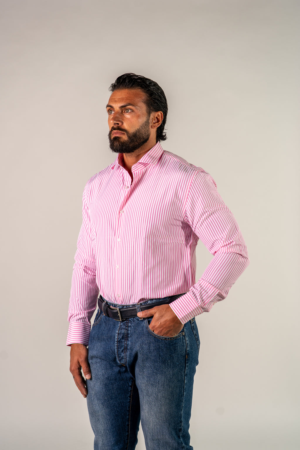 Camicia rosa Rigas