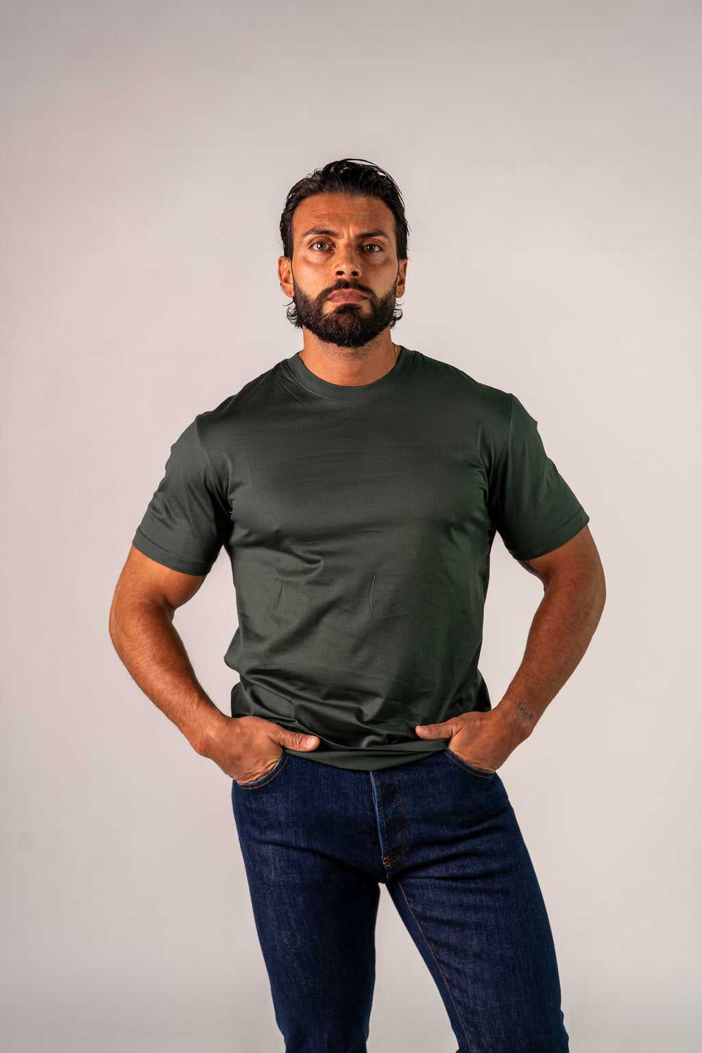 T-shirt verde Fill