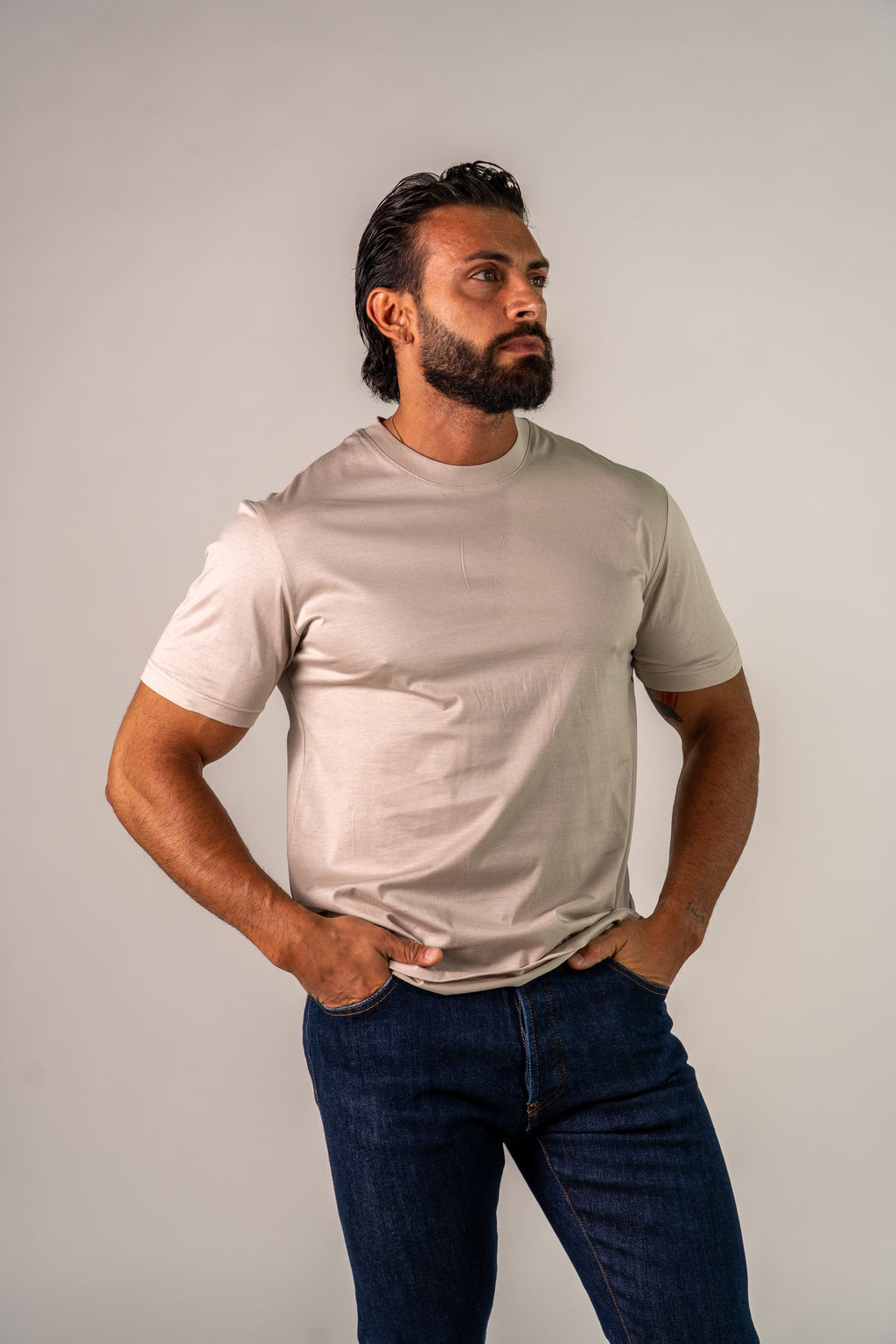 T-shirt beige Fill