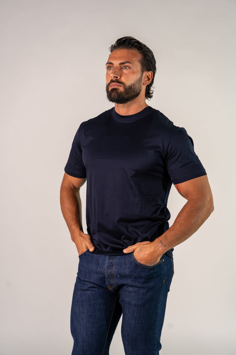 T-shirt blu Fill