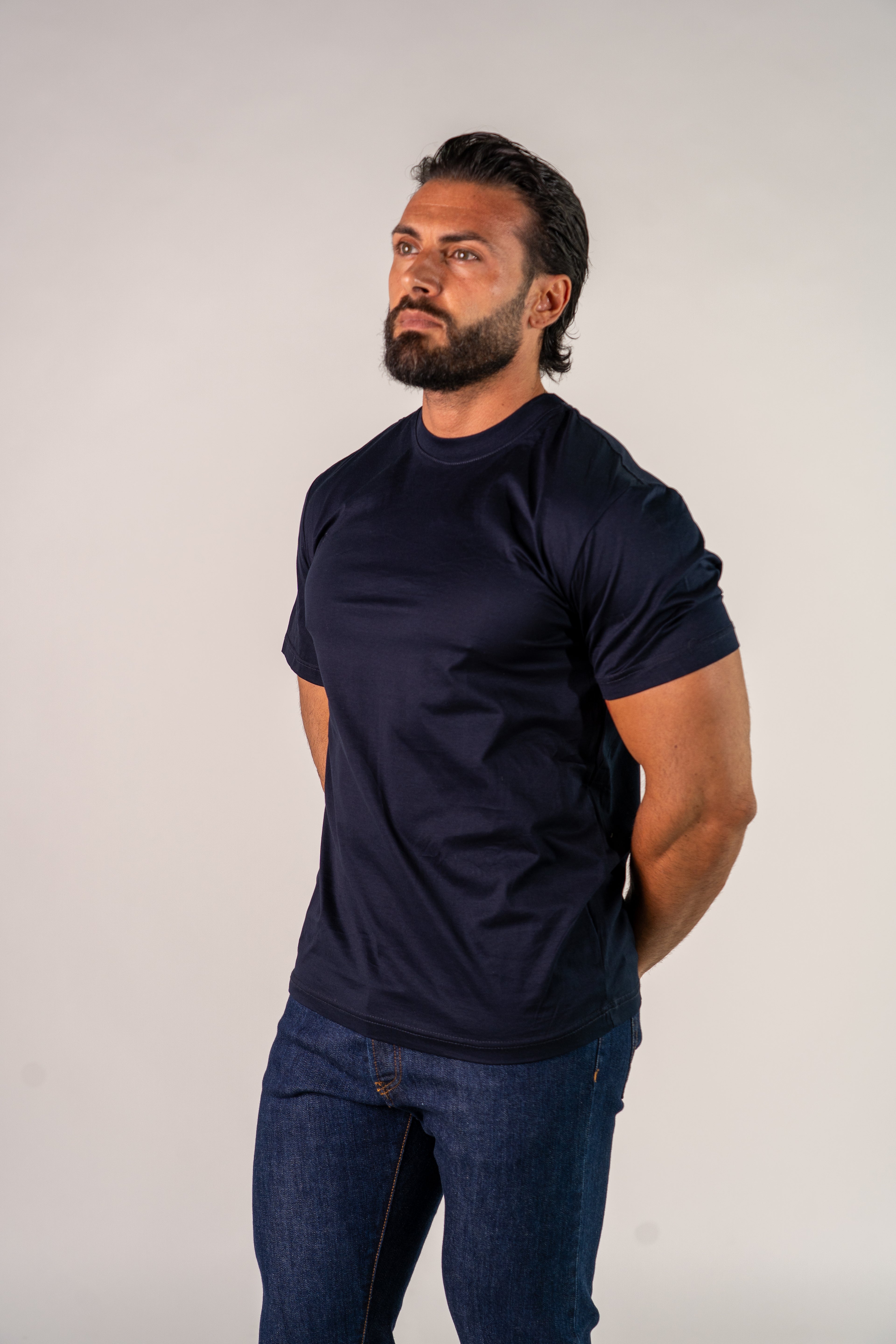 T-shirt blu Fill