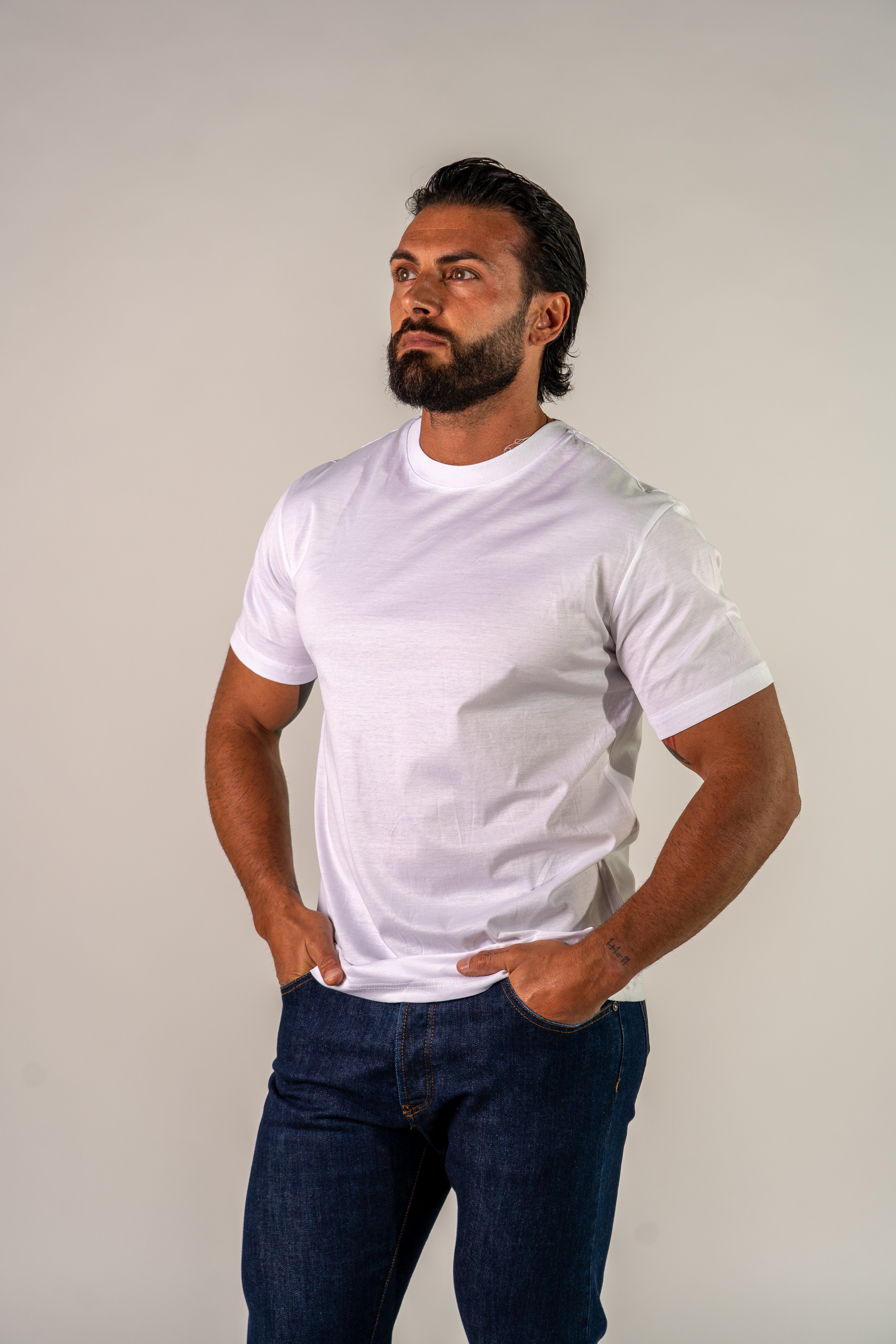 T-shirt bianca Fill