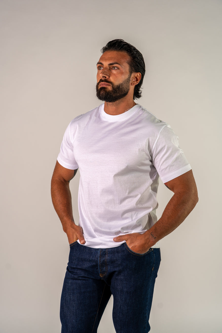 T-shirt bianca Fill