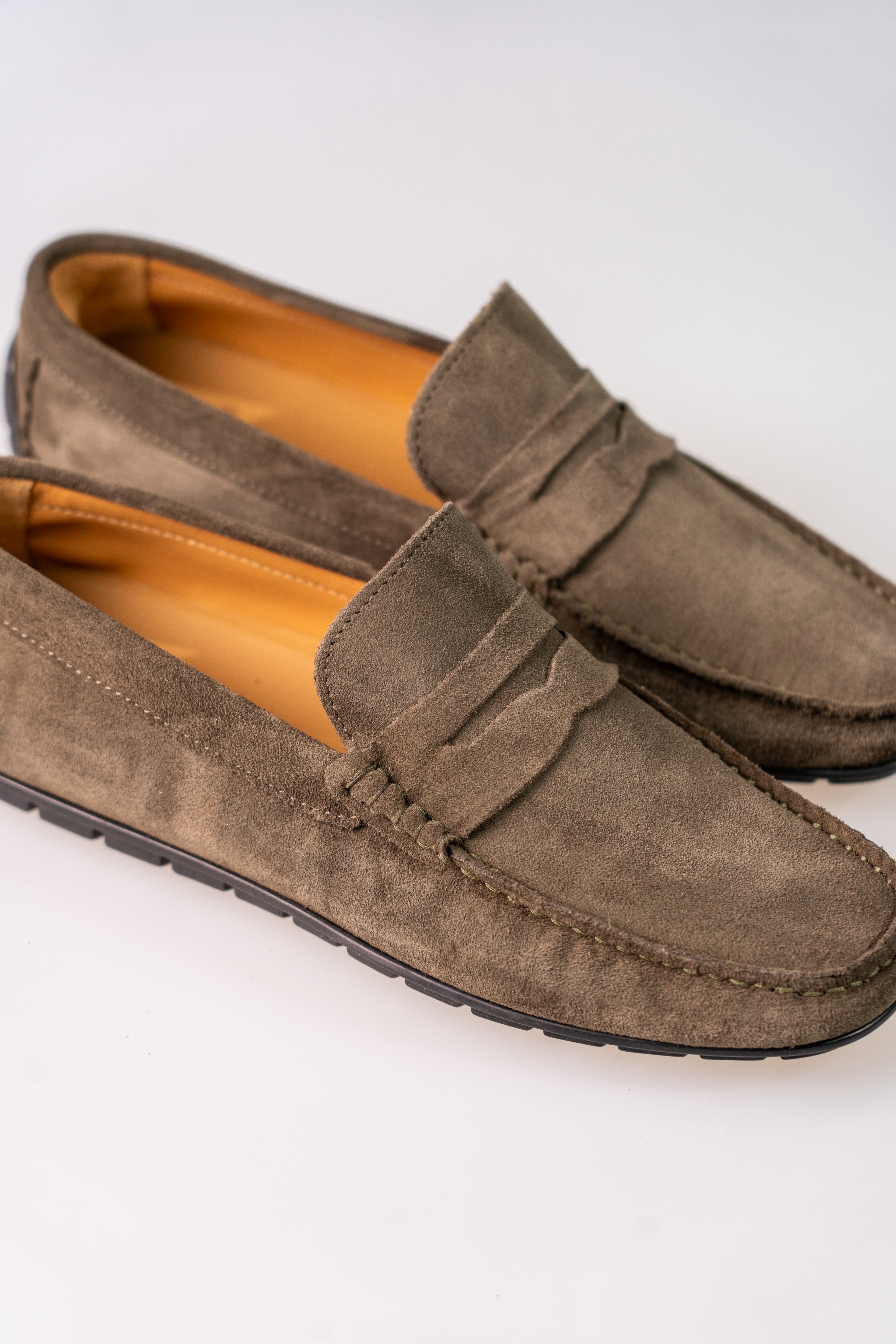 Mocassino verde Mok