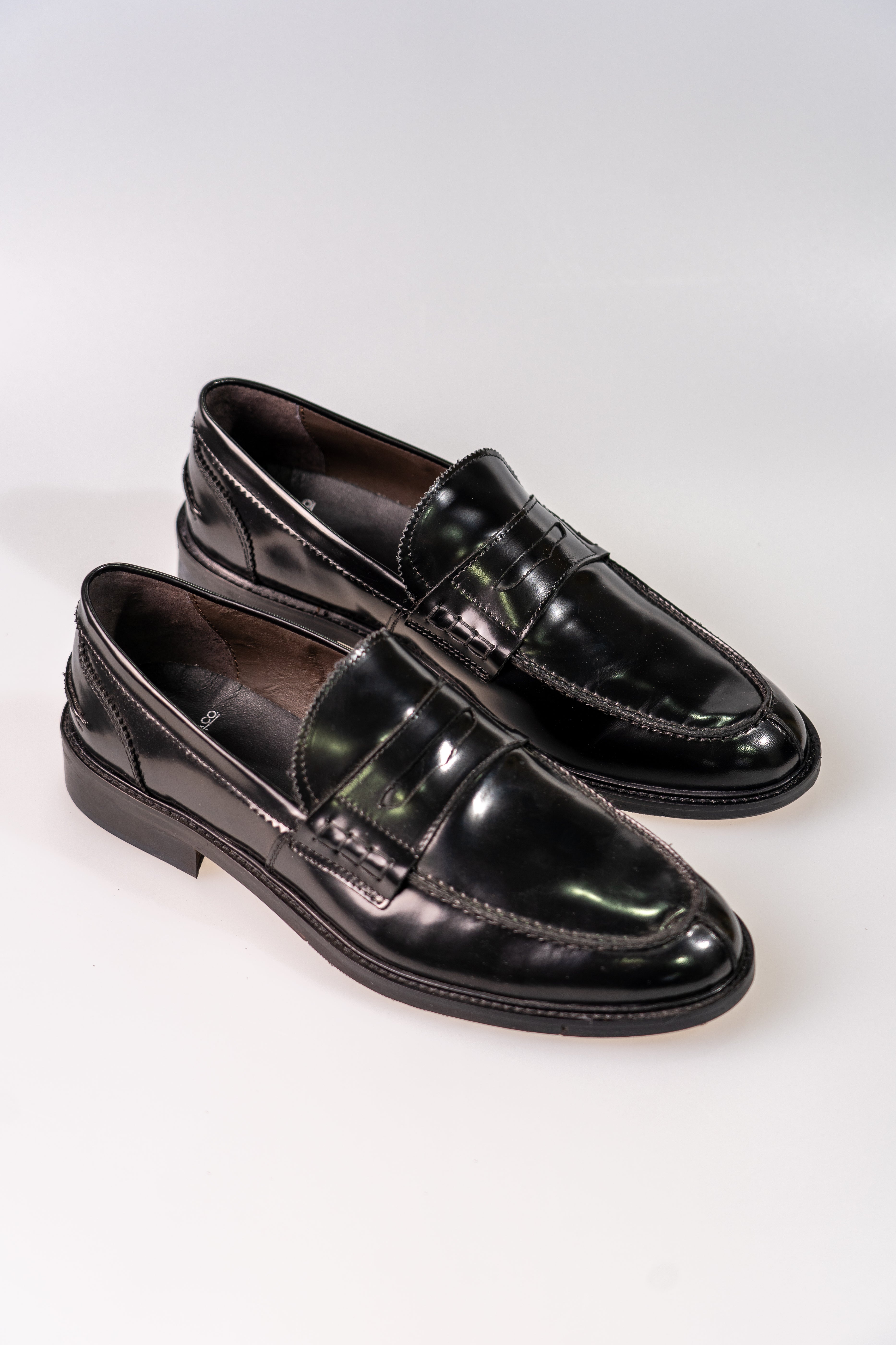 Mocassino nero Luc