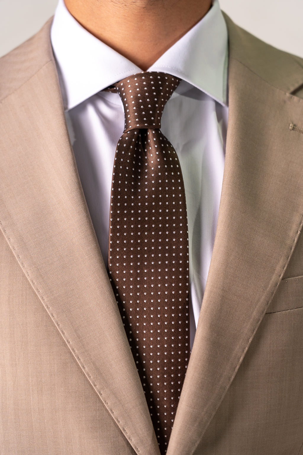 Abito monopetto beige Hope