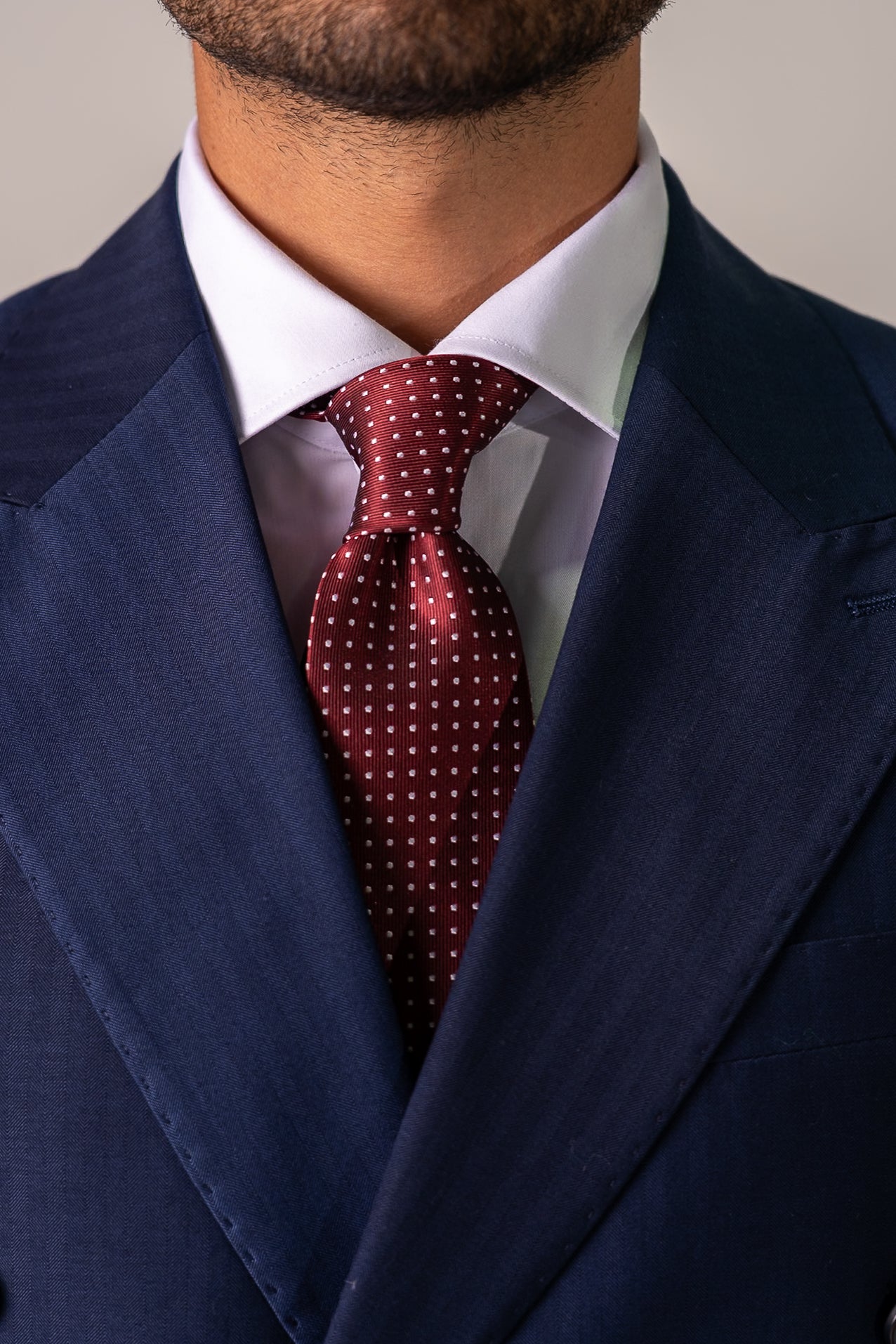 Abito doppiopetto blu navy Philip