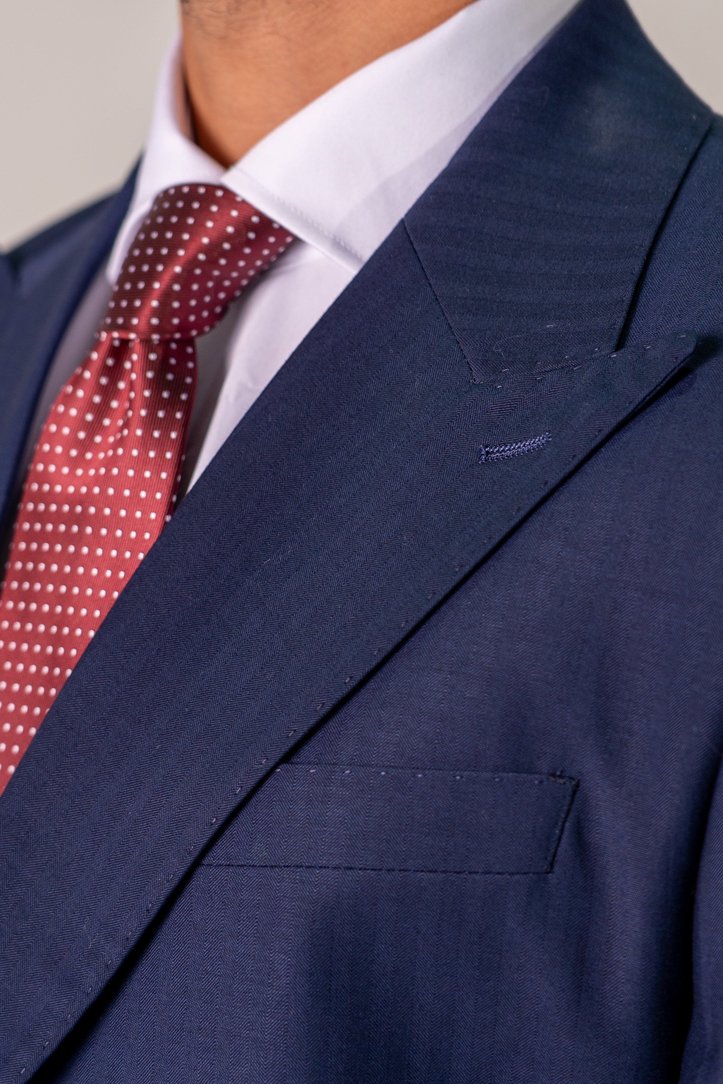 Abito doppiopetto blu navy Philip