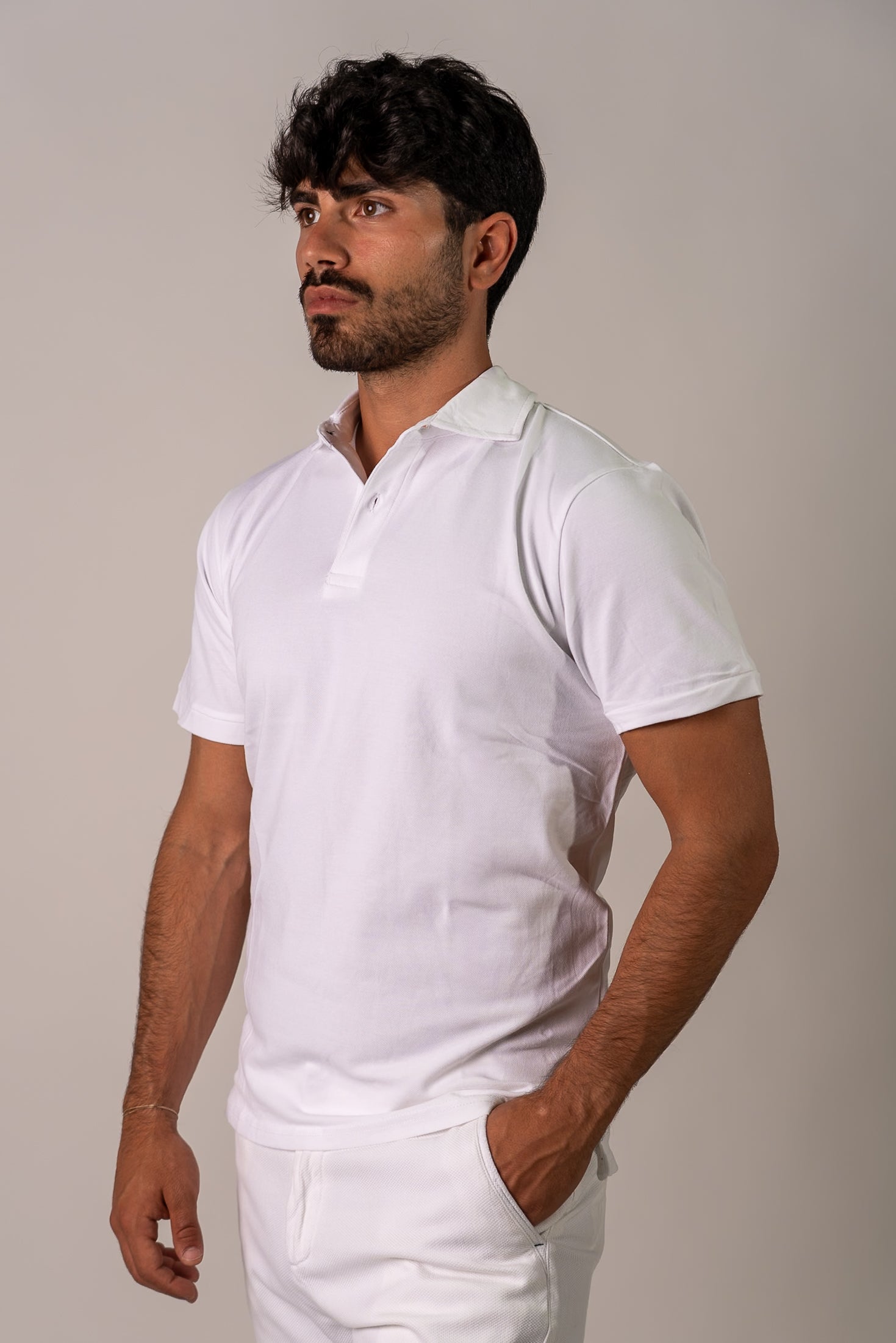 Polo bianco Poul