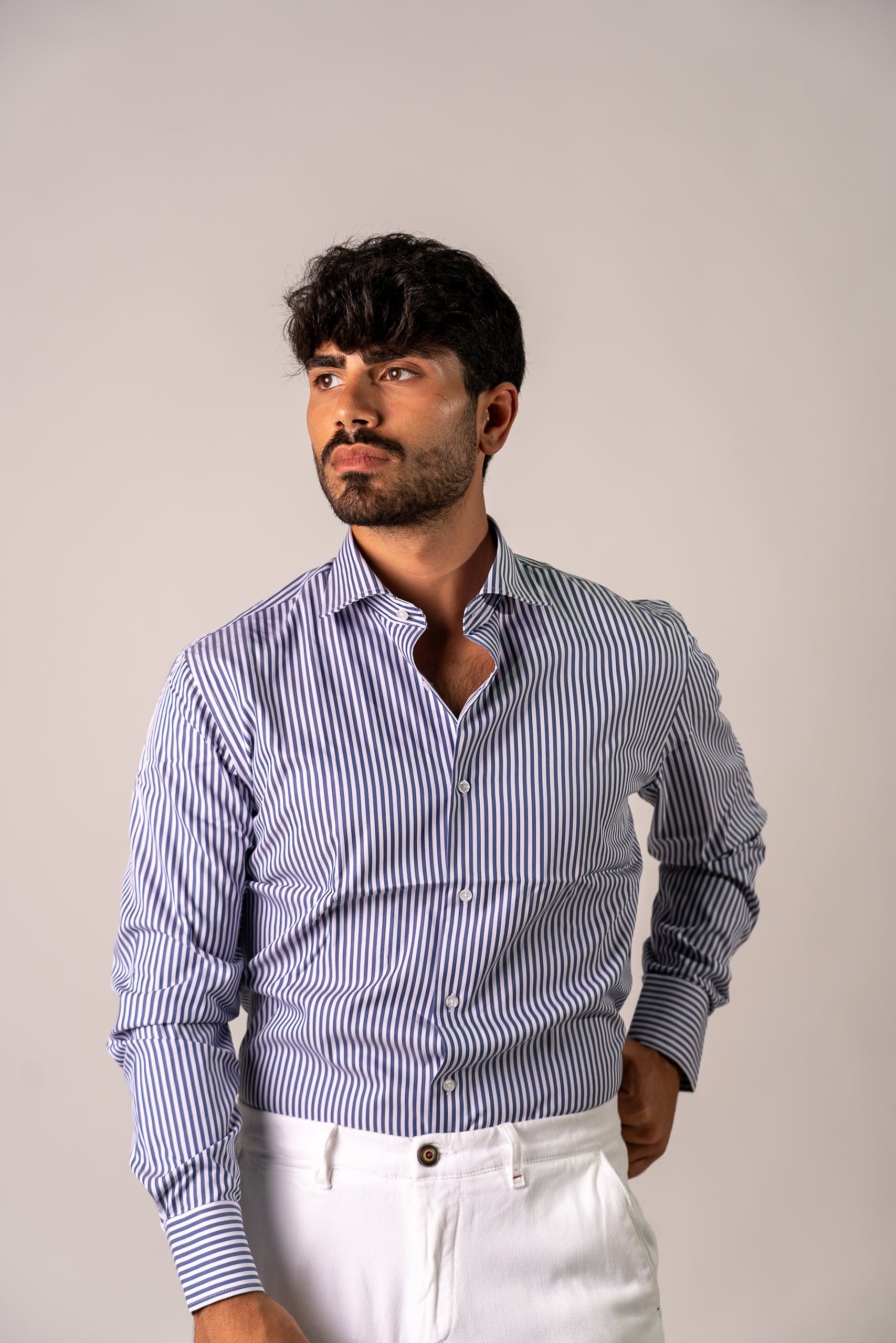 Camicia blu Rig