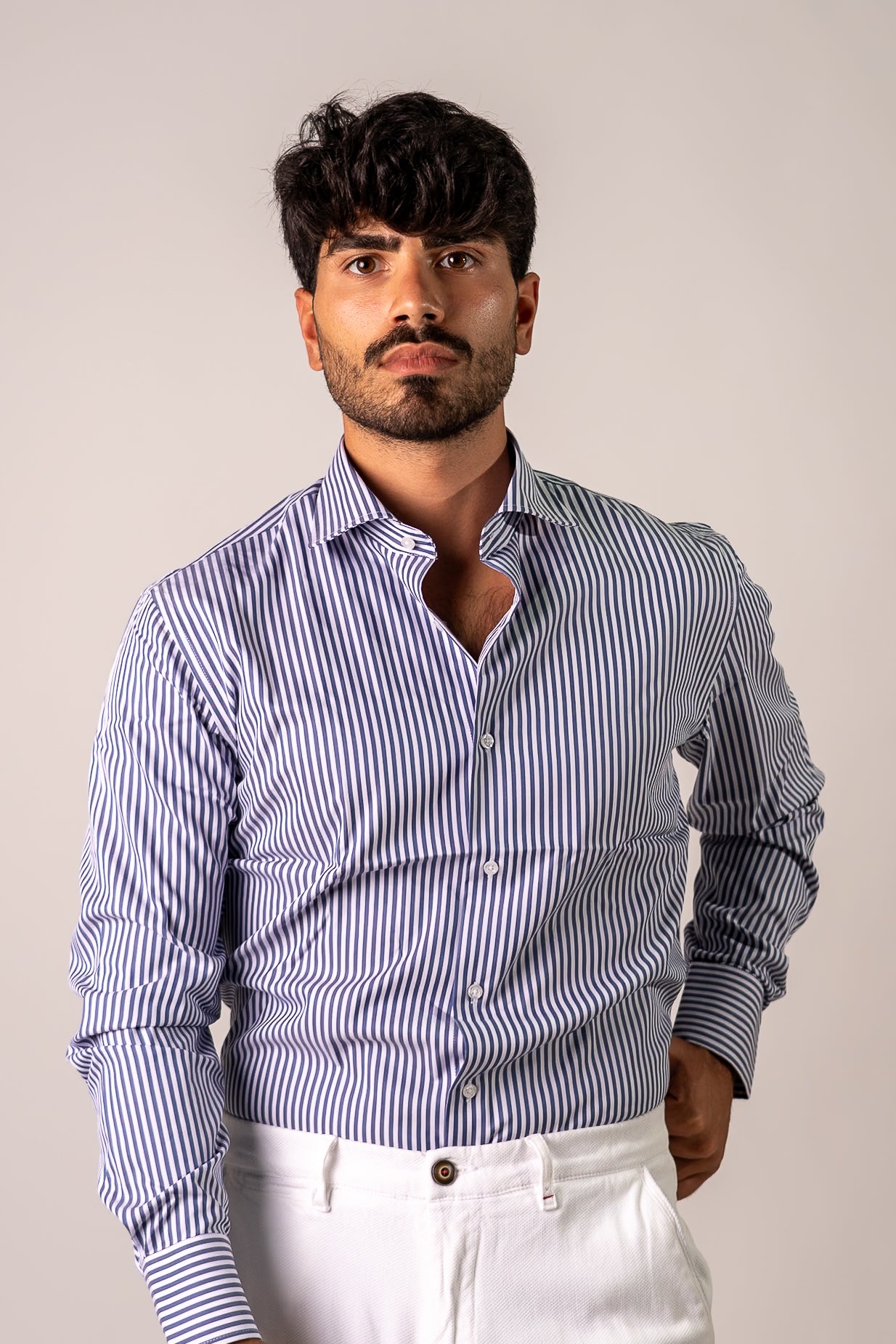 Camicia blu Rig