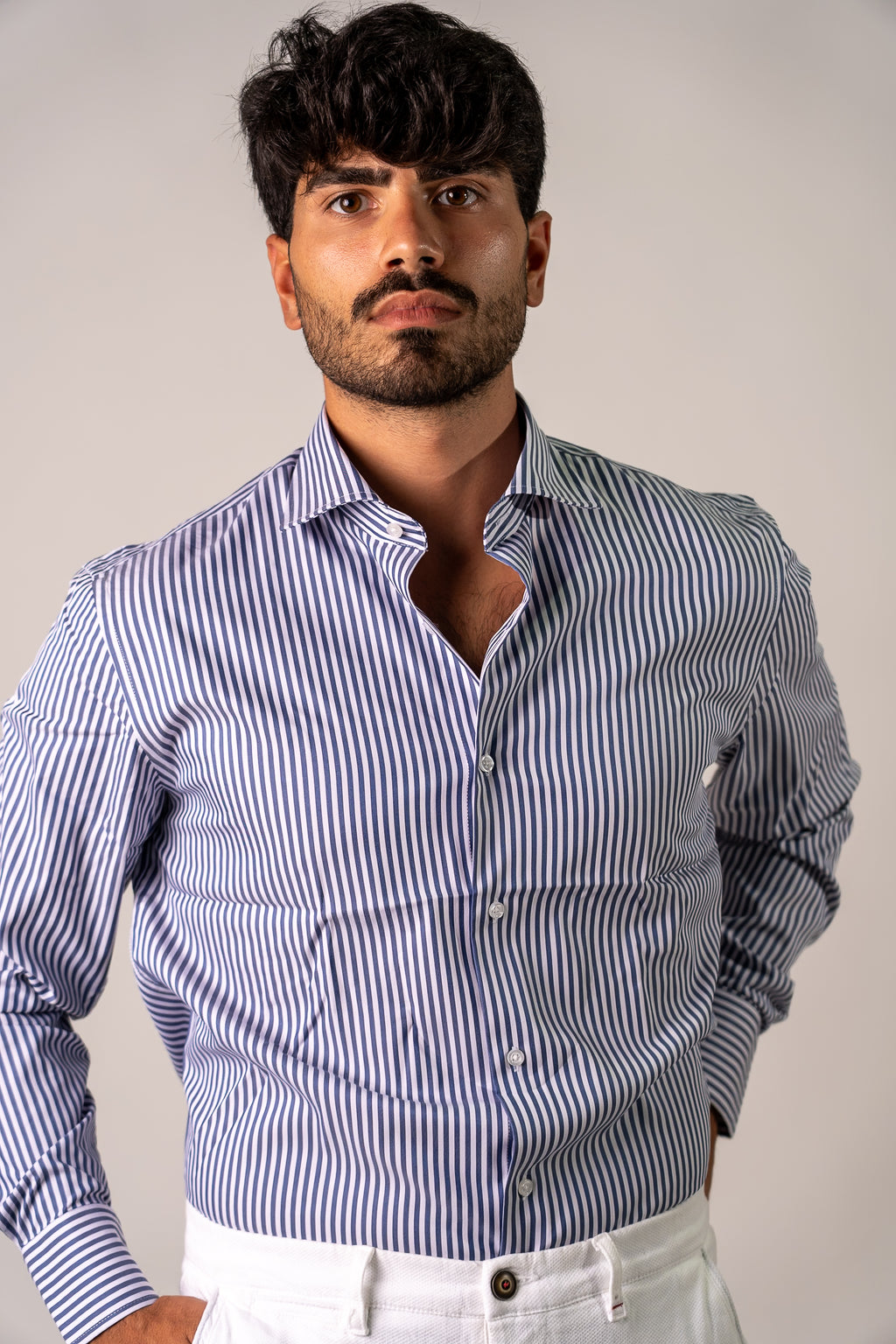 Camicia blu Rig
