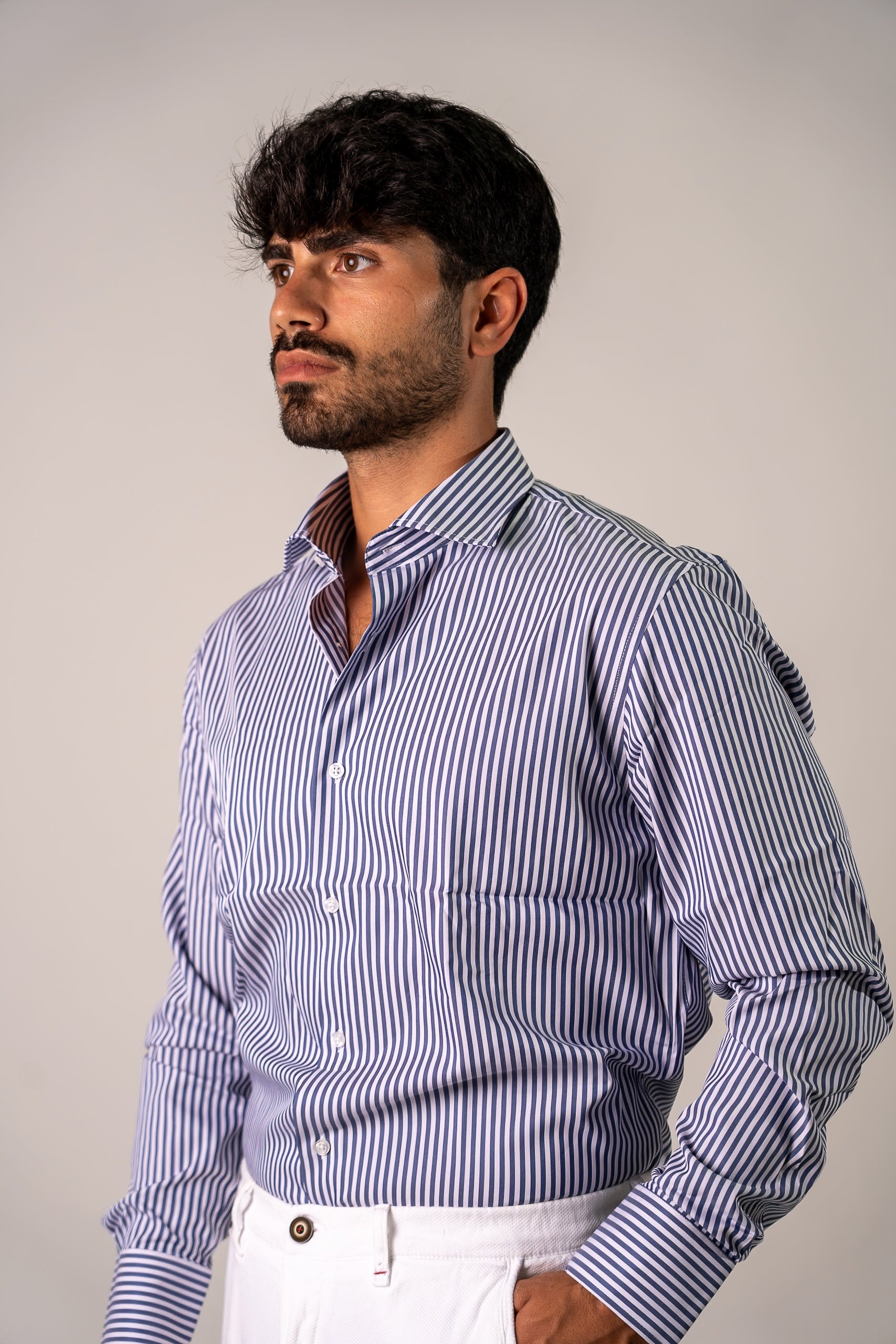Camicia blu Rig