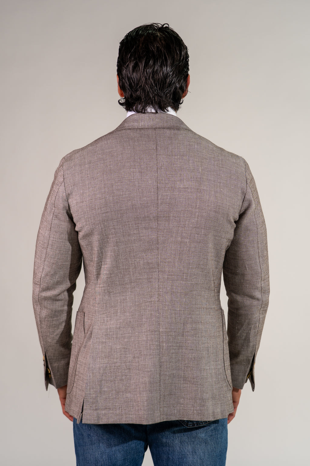 Giacca monopetto beige Bey
