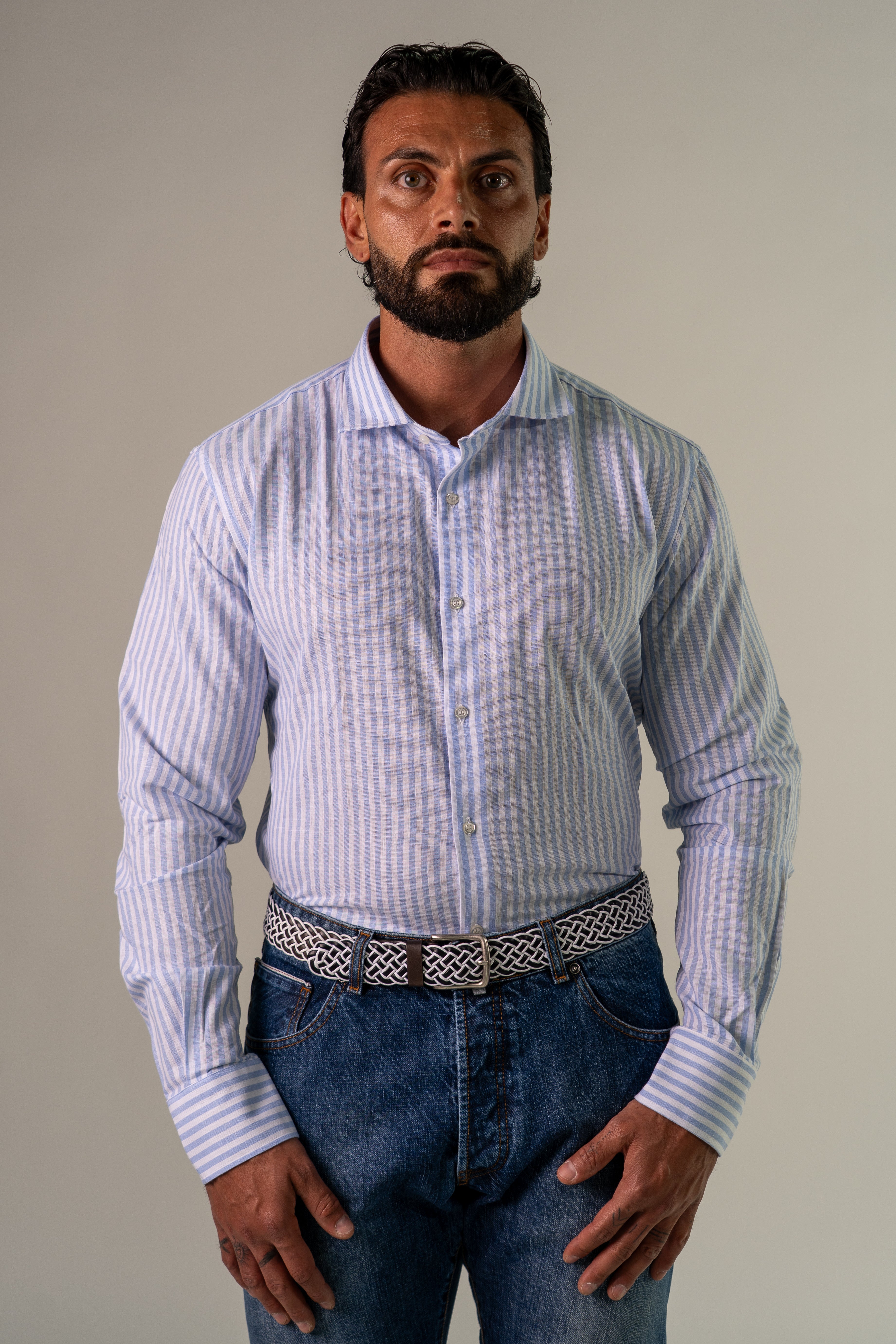 Camicia azzurro Gary