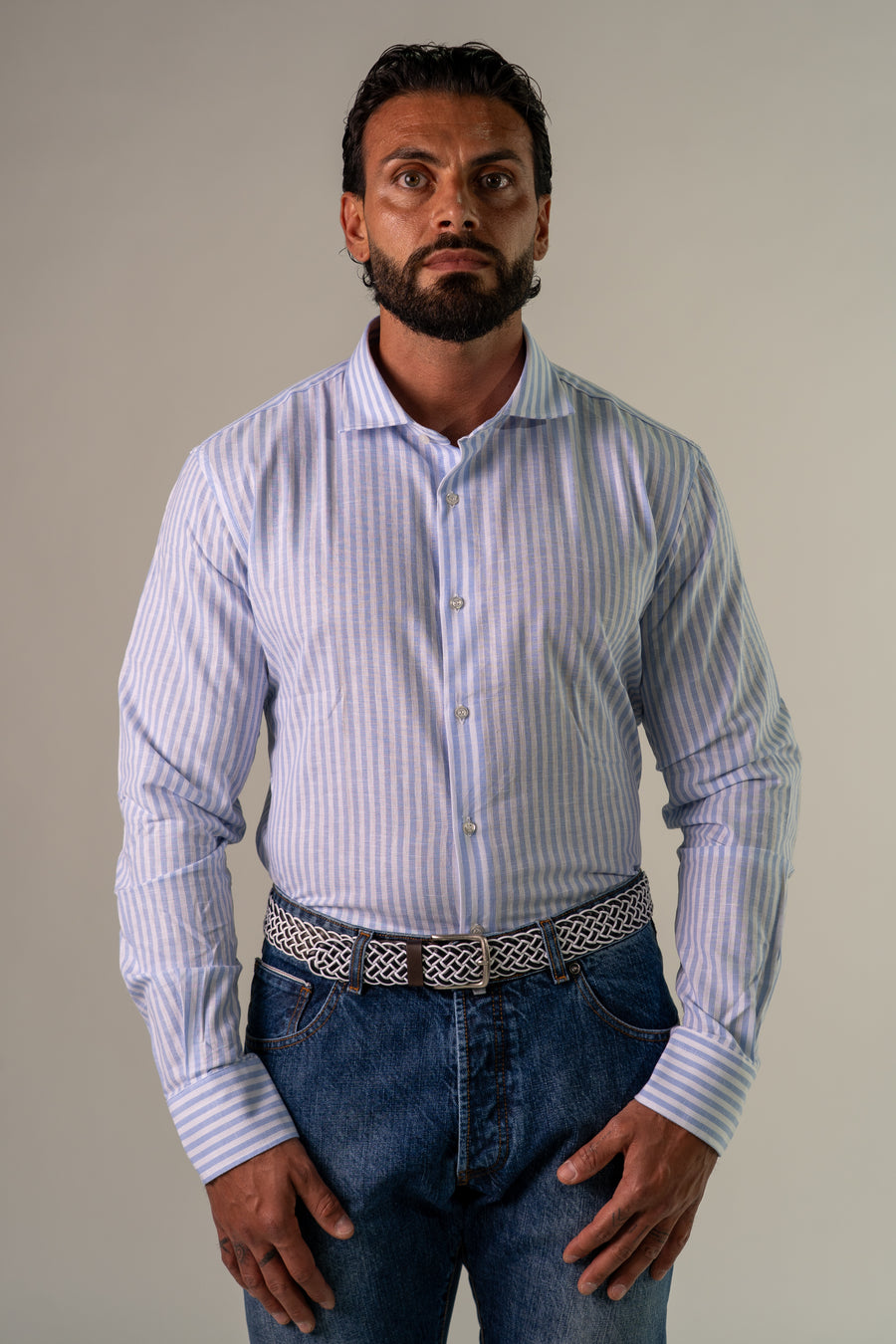 Camicia azzurro Gary