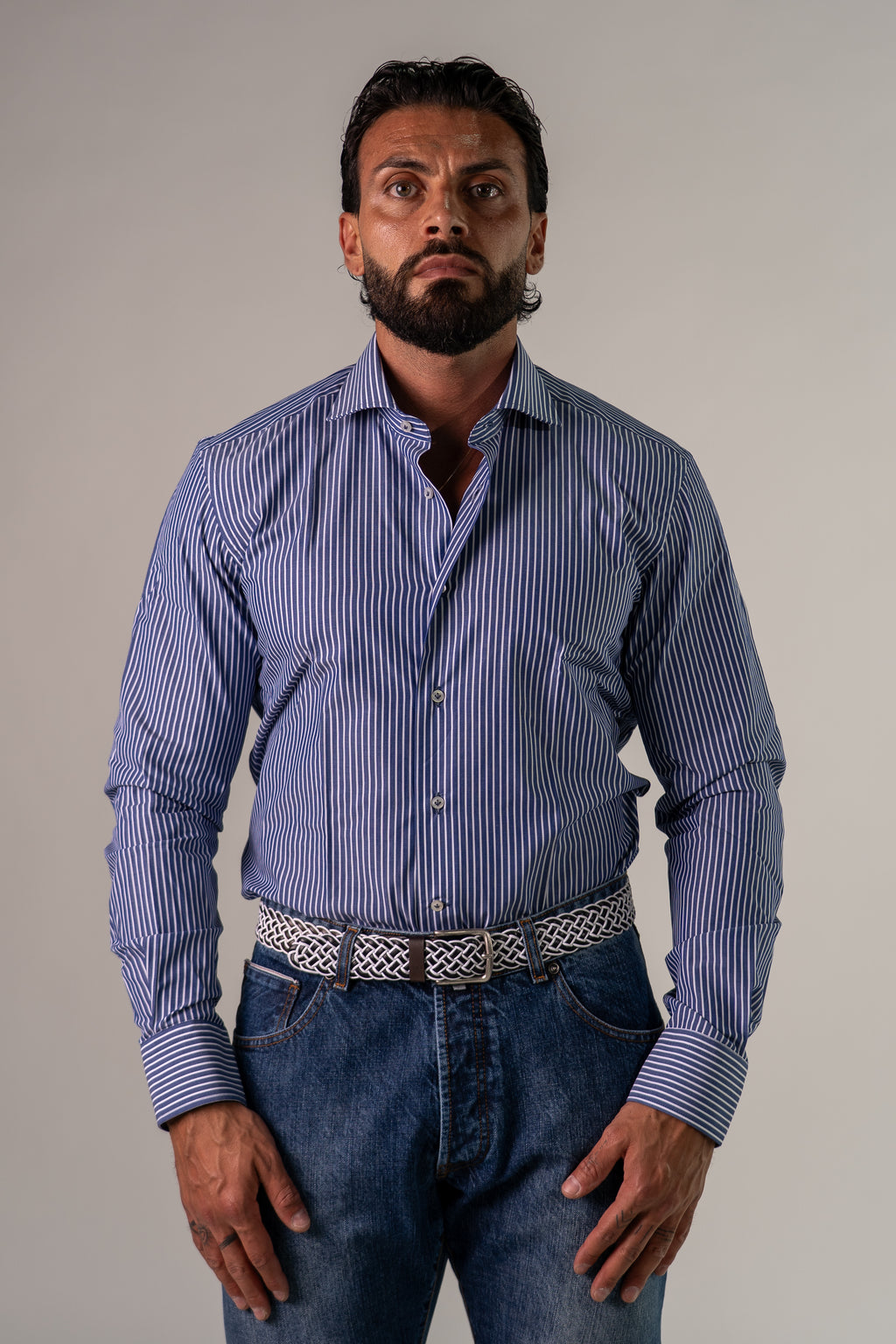 Camicia blu Save