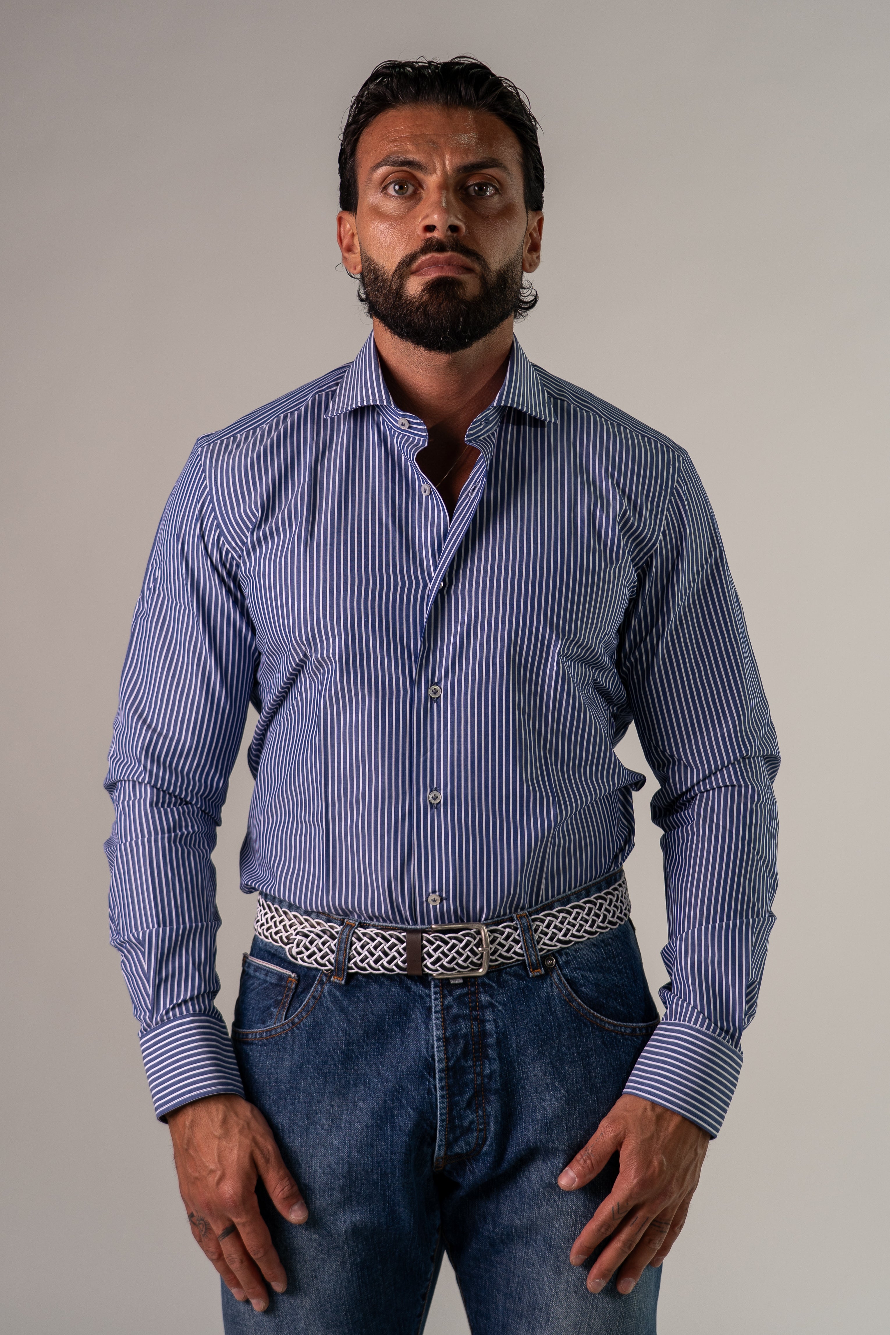 Camicia blu Save