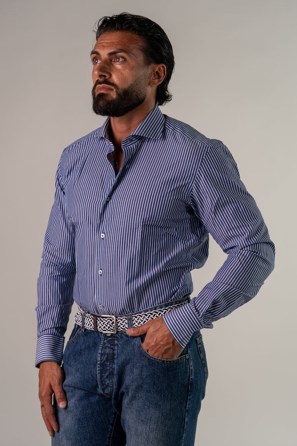 Camicia blu Save