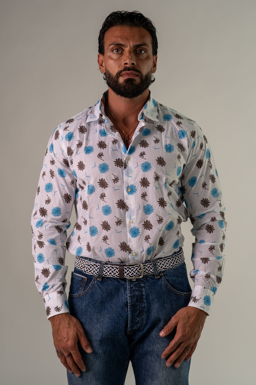 Camicia bianco Glow