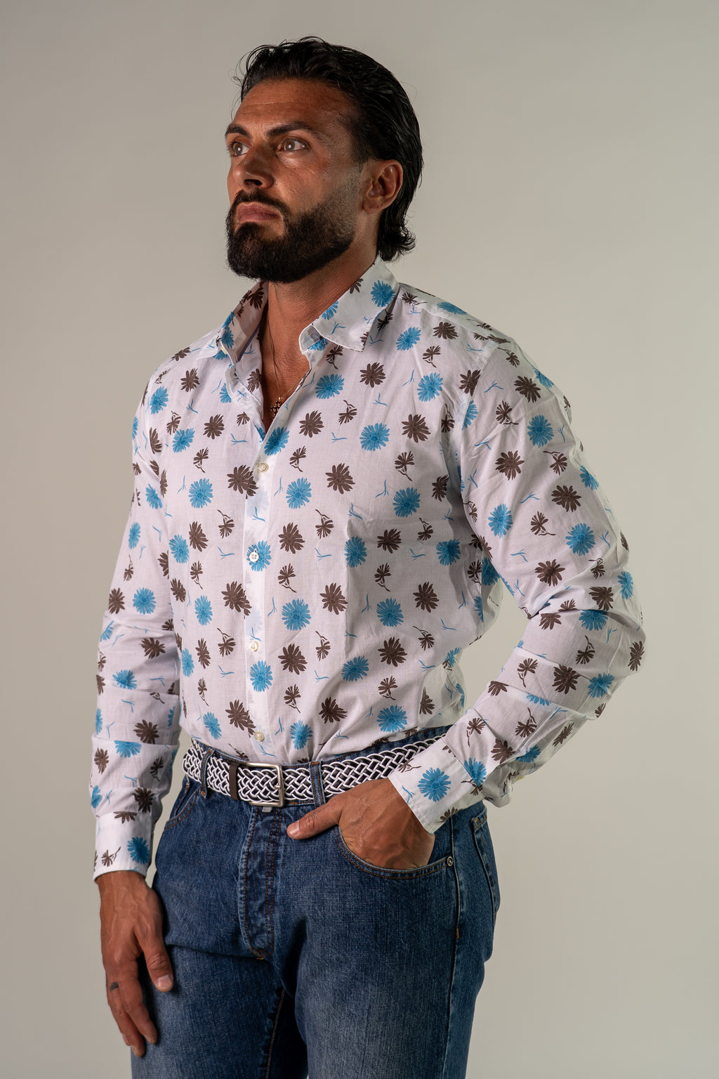 Camicia bianco Glow