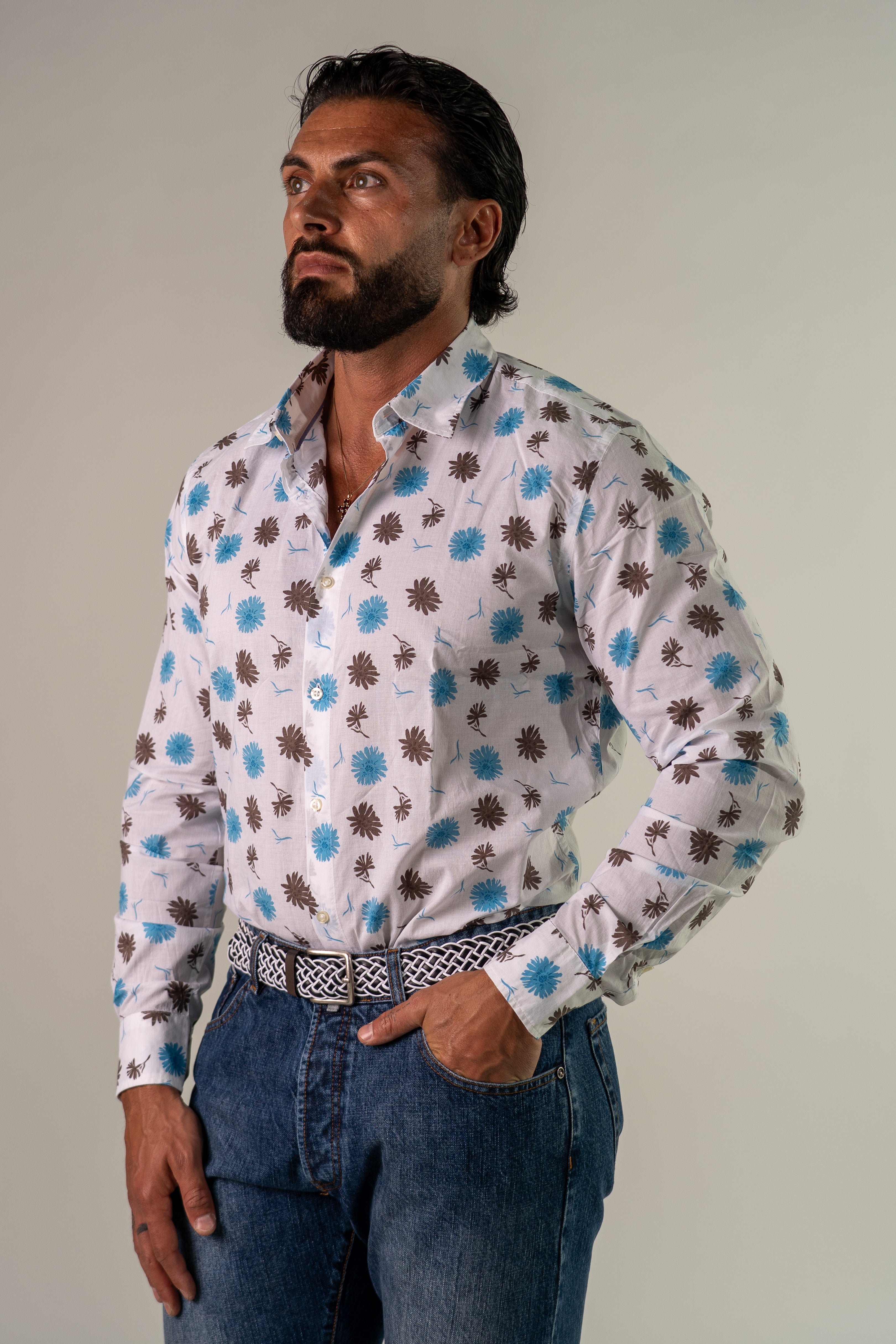 Camicia bianco Glow