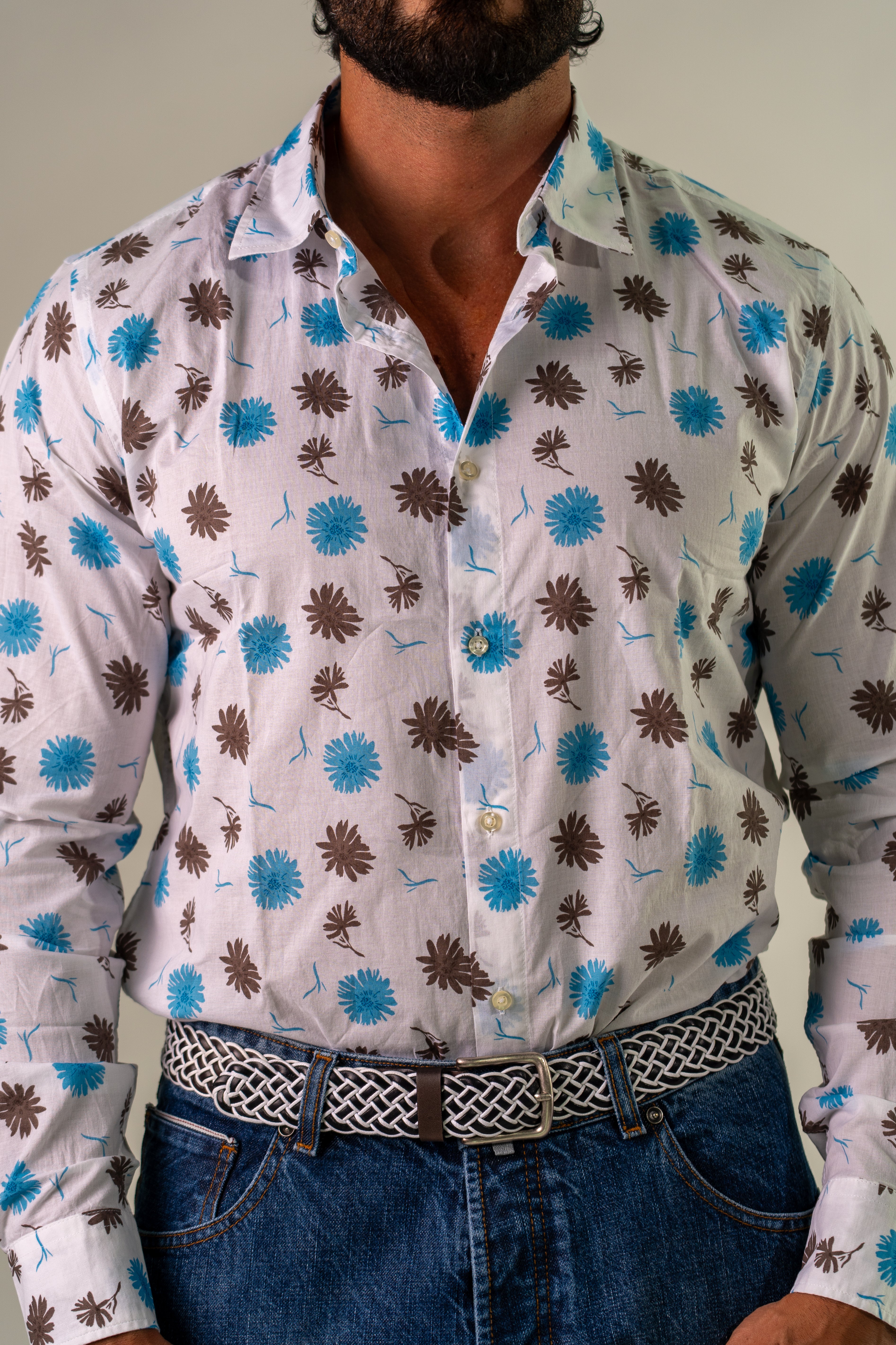 Camicia bianco Glow