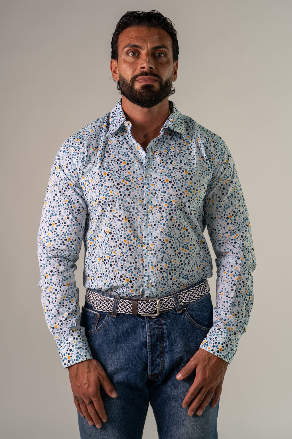 Camicia fantasia coriandoli Glow