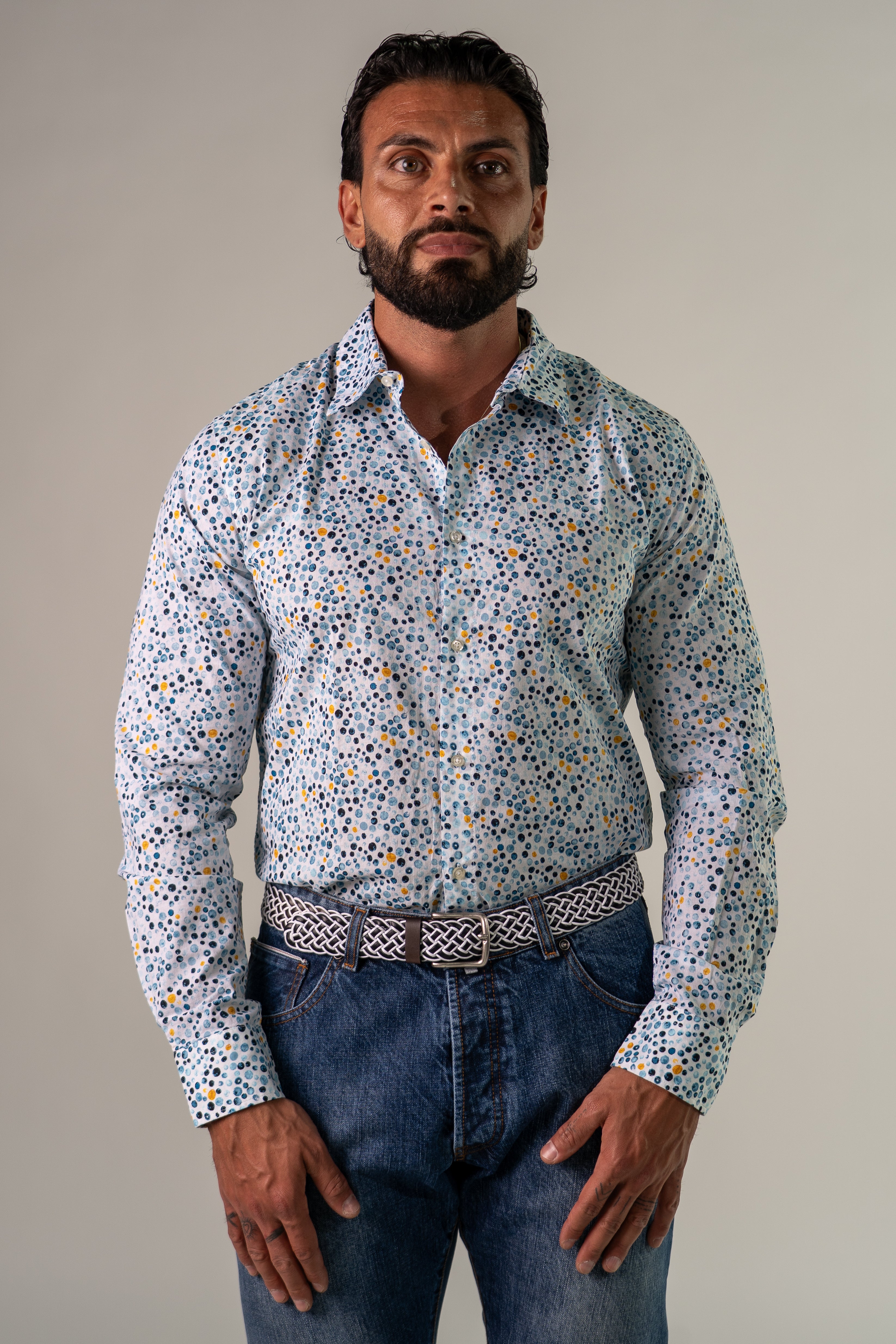 Camicia fantasia coriandoli Glow