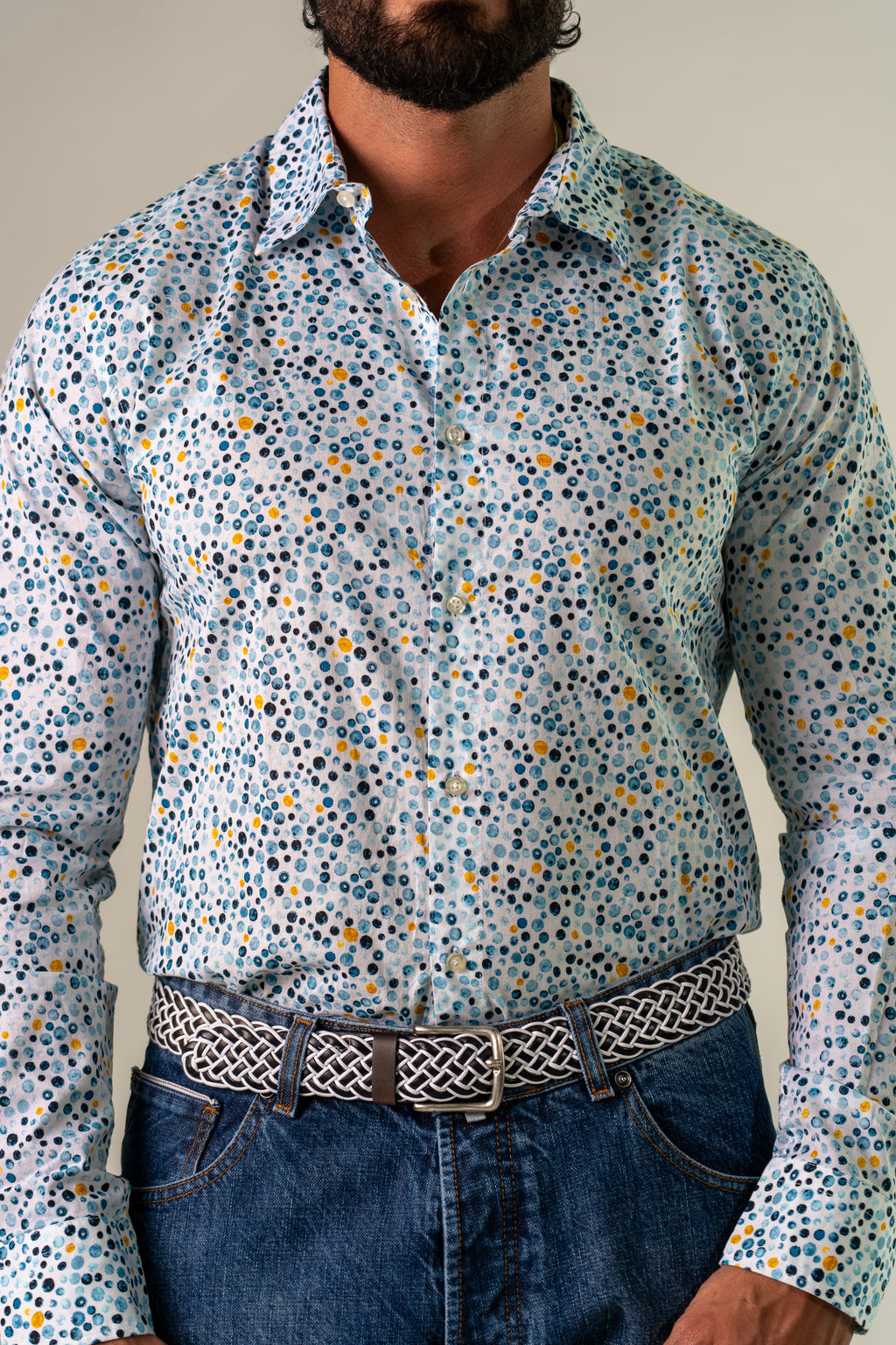 Camicia fantasia coriandoli Glow