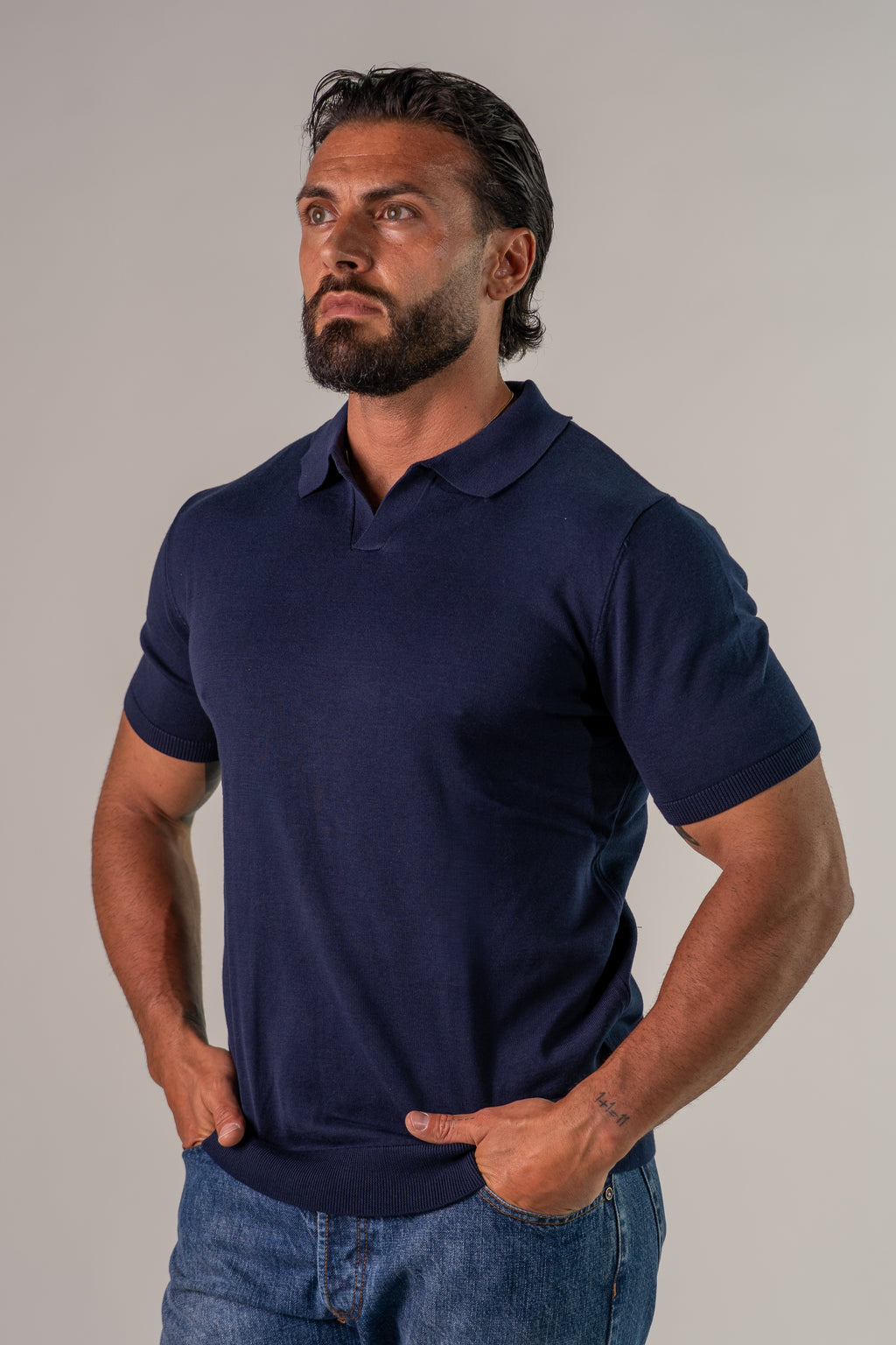 Polo blu Wear