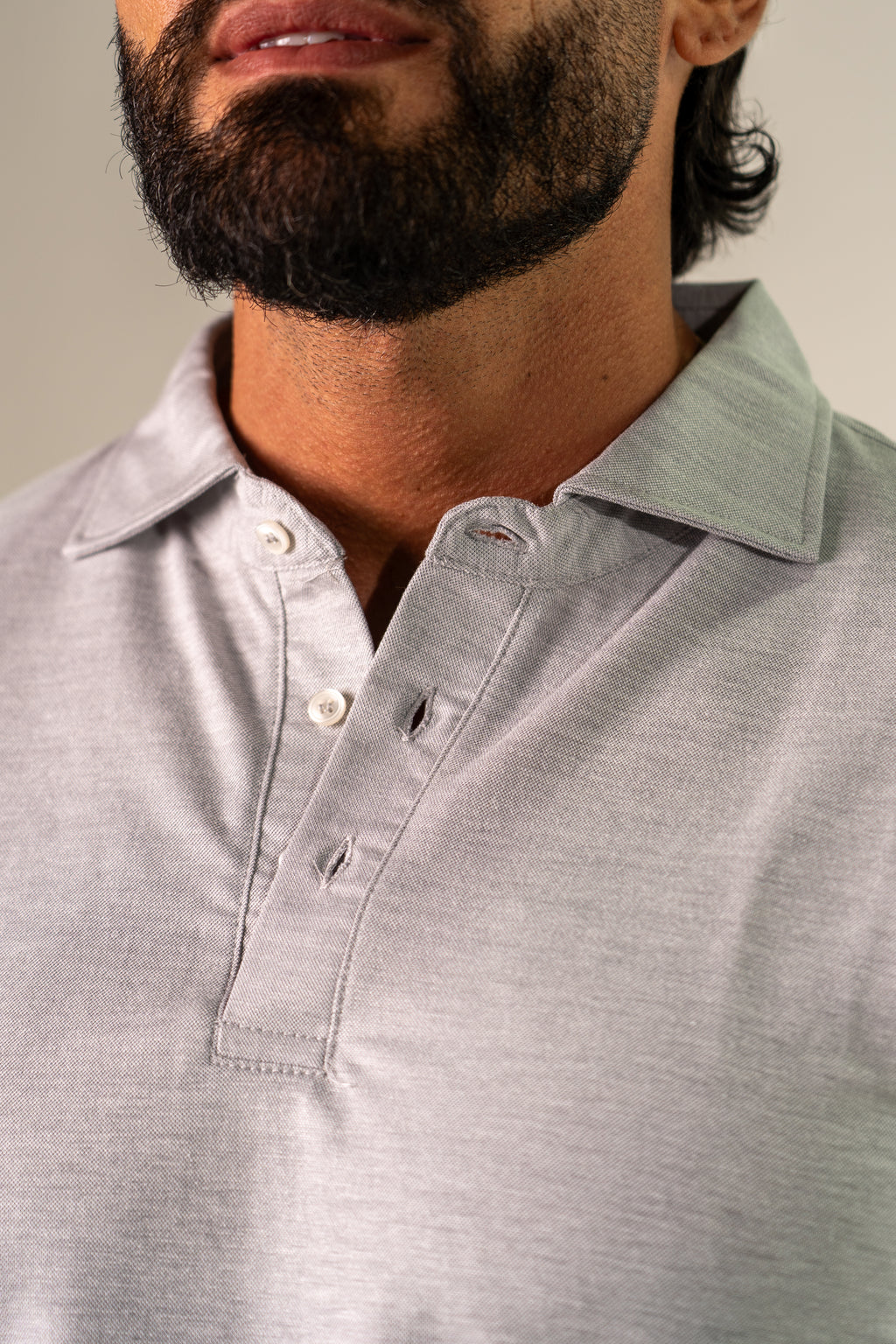 Polo grigio chiaro Art