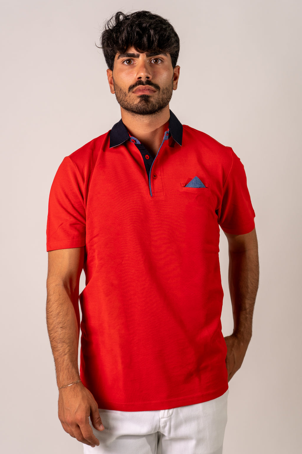 Polo rosso Vicy